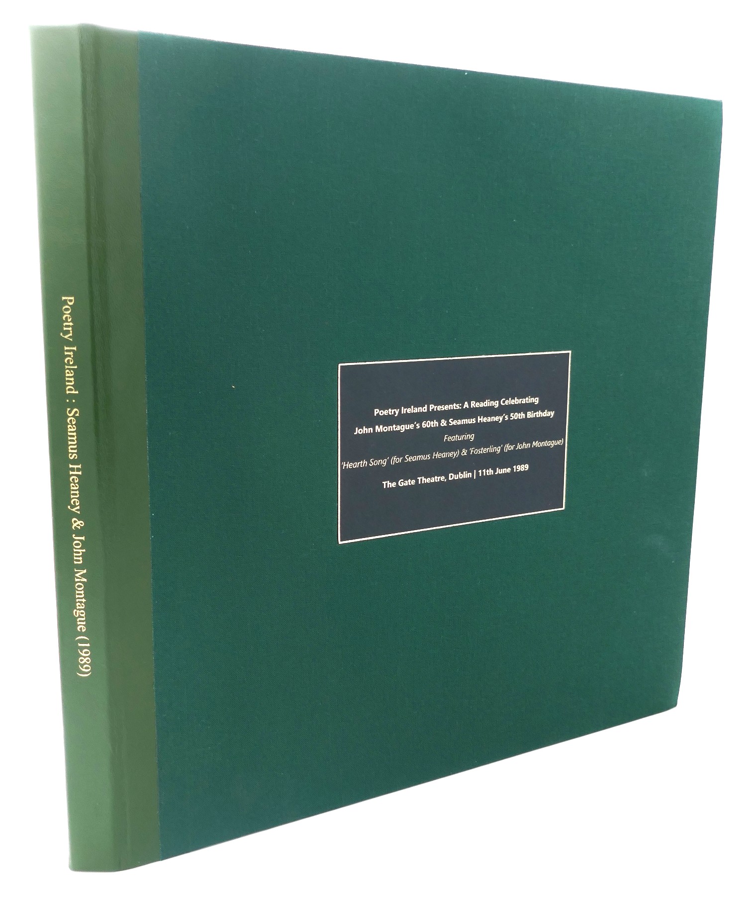 Poetry Ireland: Seamus Heaney & John Montague (1989) - Image 2