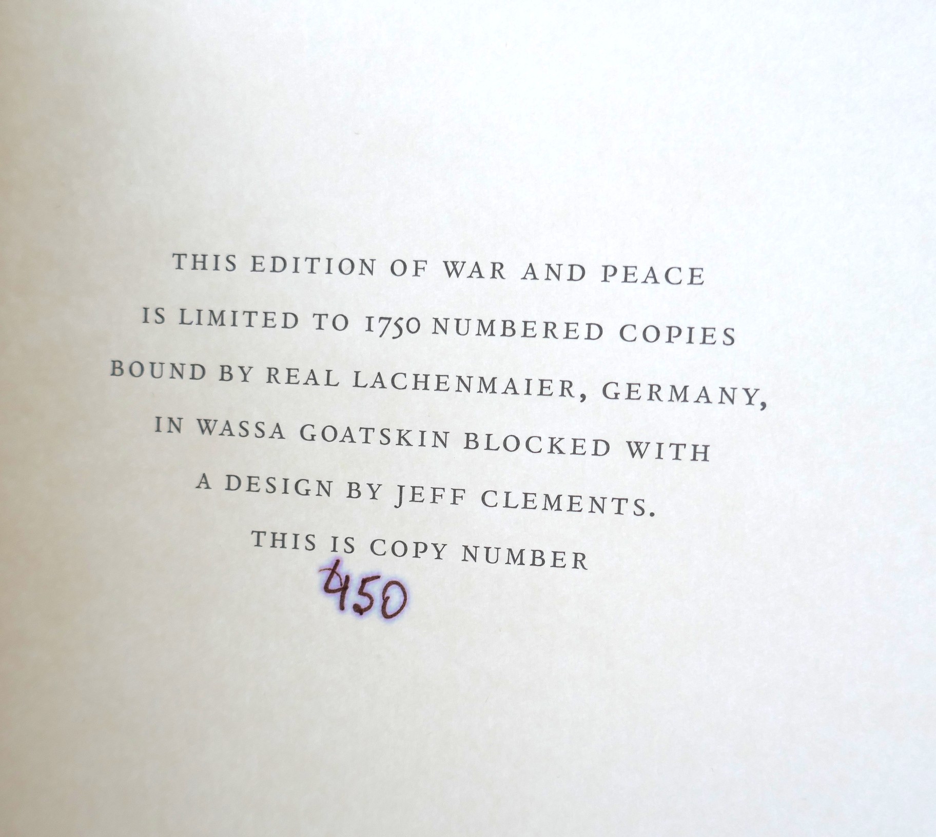 War and Peace. Limited Folio Society Edition (2006) - Image 3