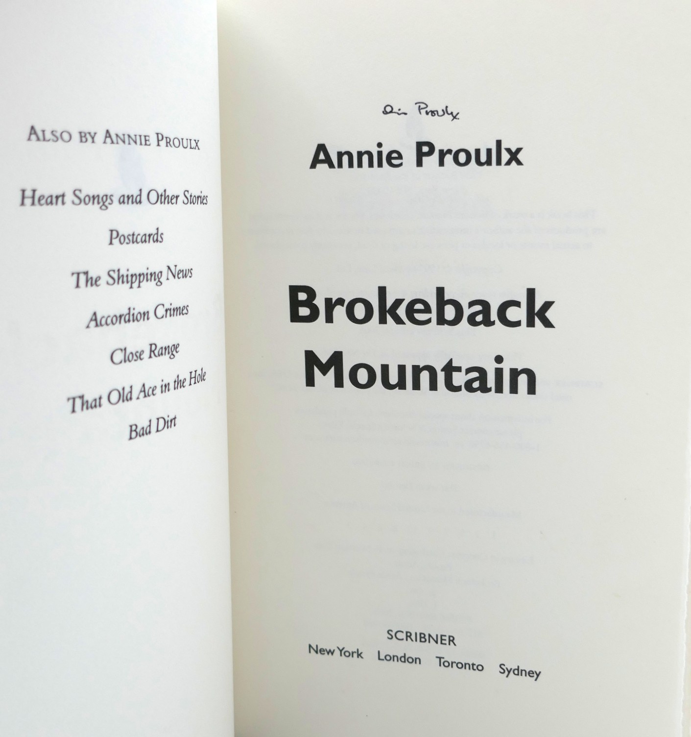 Brokeback Mountain. Author signed (2005) - Image 3