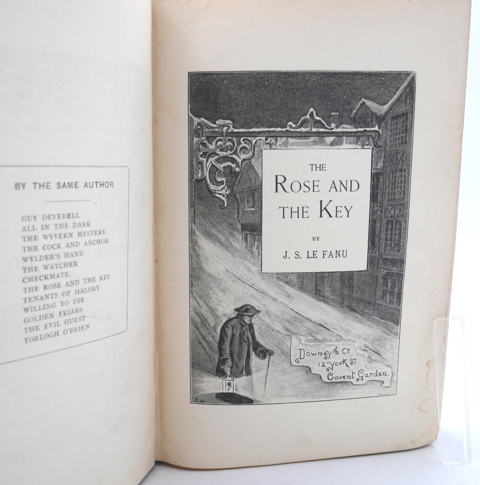 The Rose and the Key. First Edition Thus (1895) - Image 3