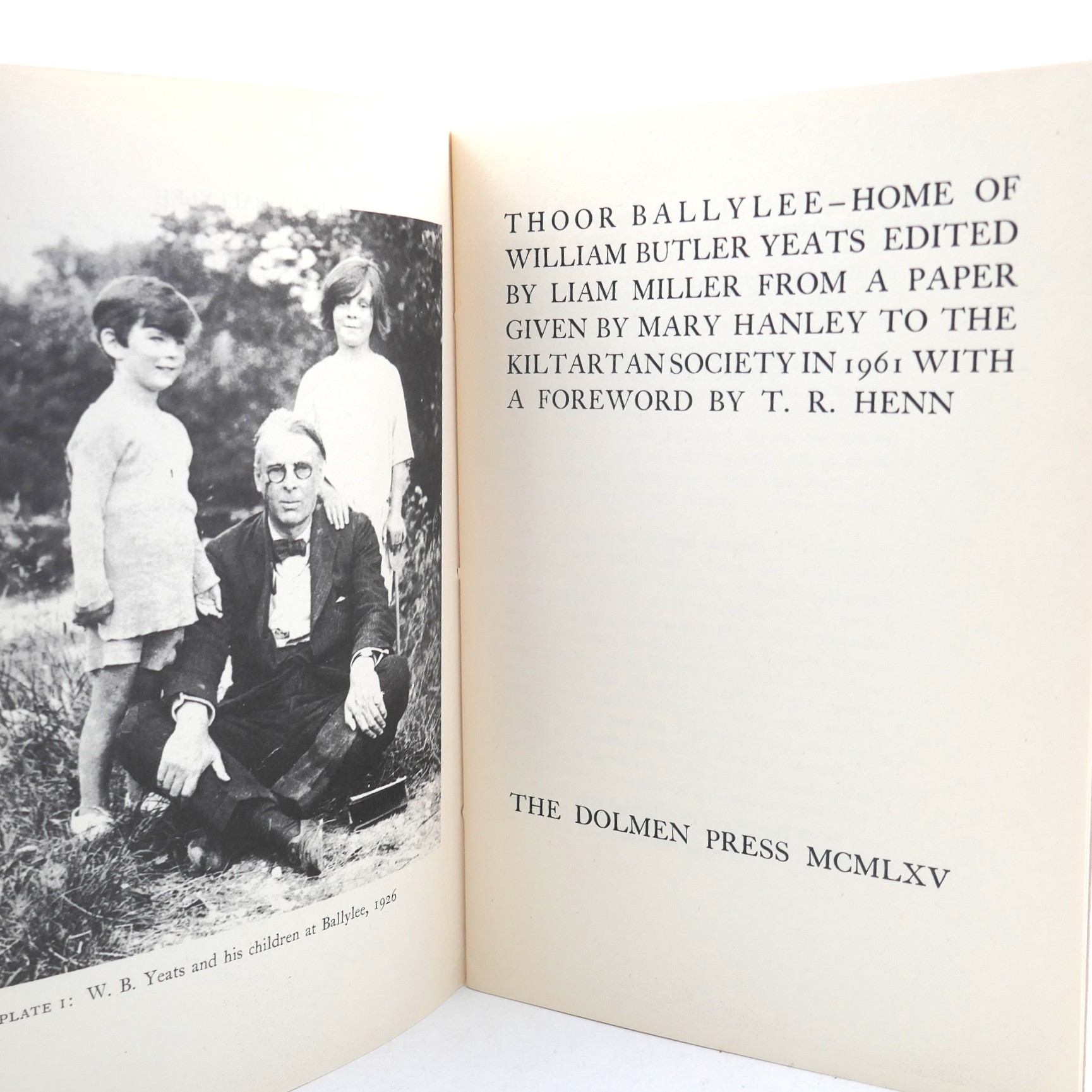 Thoor Ballylee. Inscribed by the Publisher (1965) - Image 3