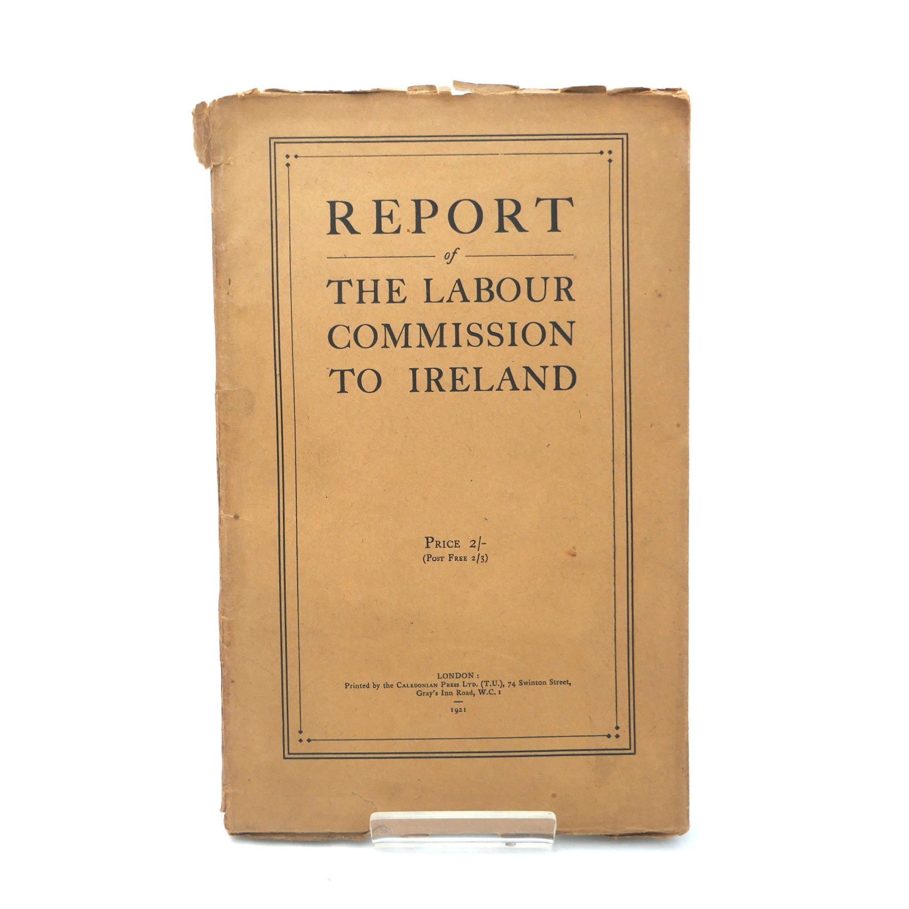 Report of The Labour Commission To Ireland (1920)