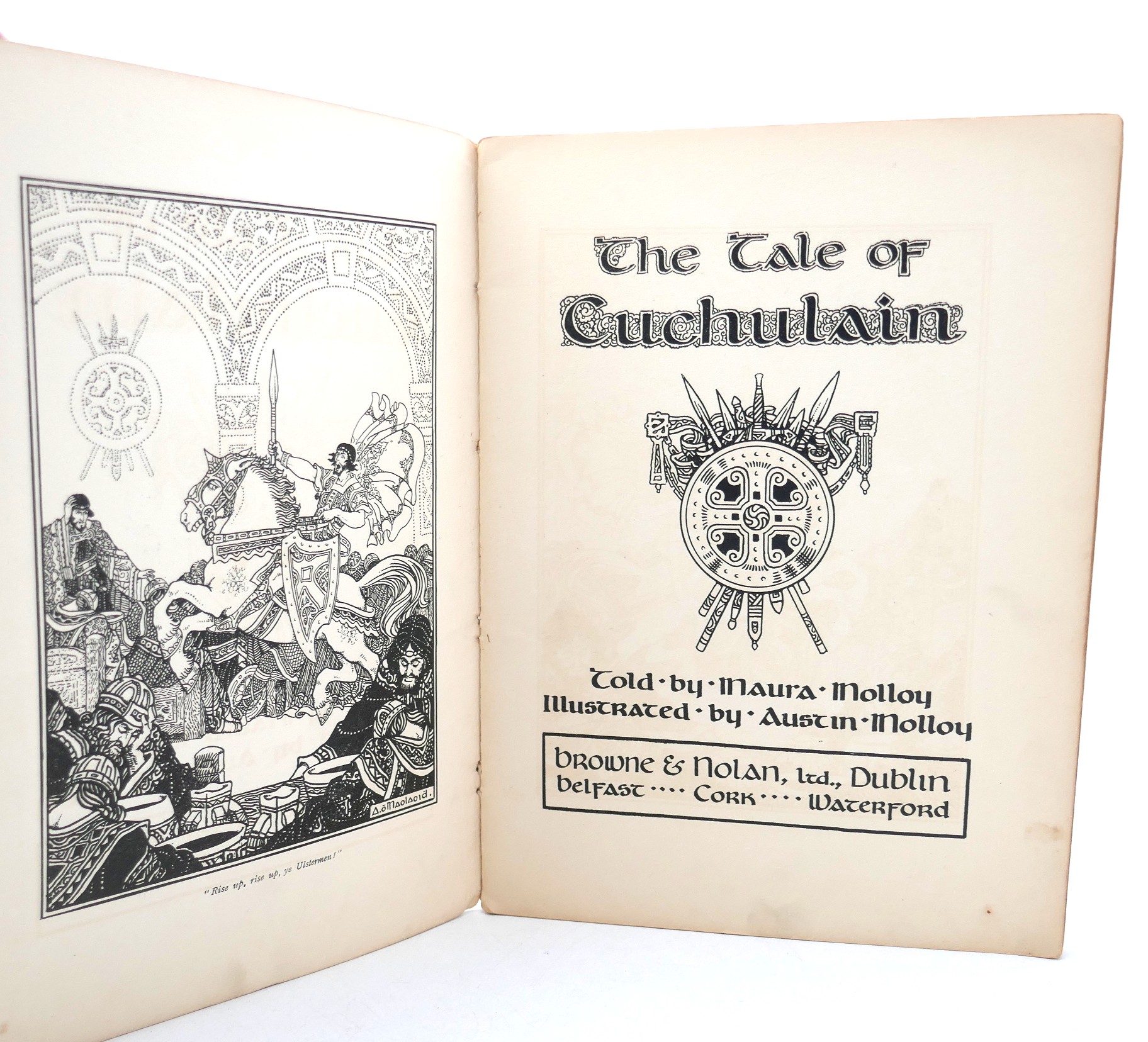 The Tale of Cuchulain. Illustrated by Austin Molloy (1923) - Image 2