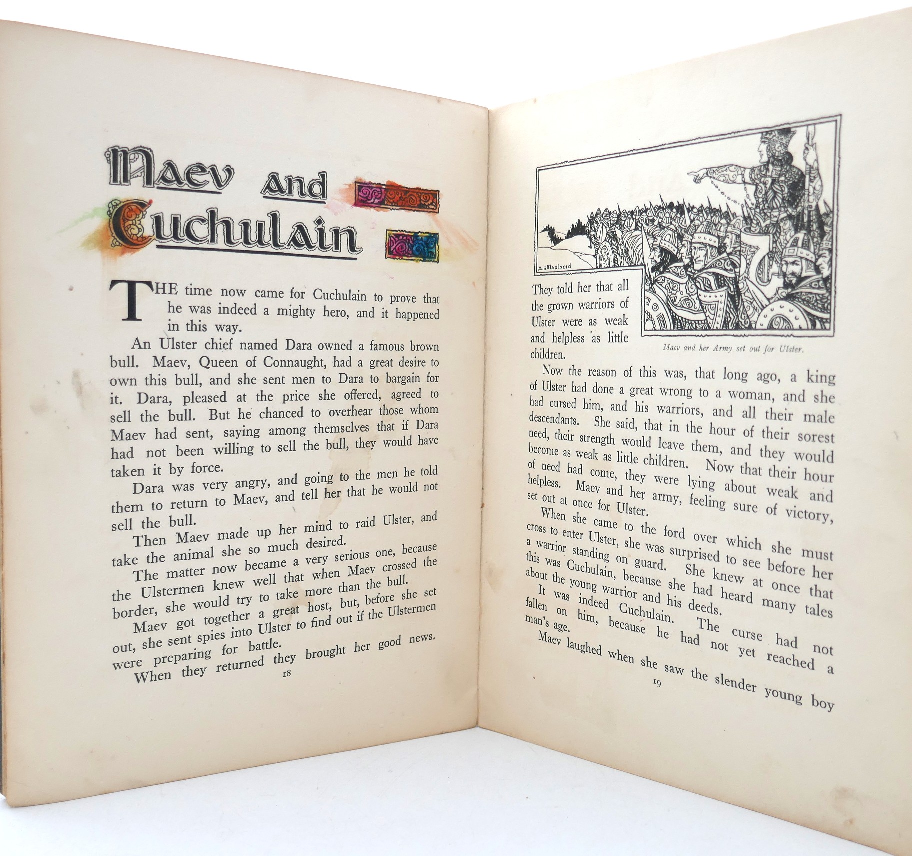 The Tale of Cuchulain. Illustrated by Austin Molloy (1923) - Image 5