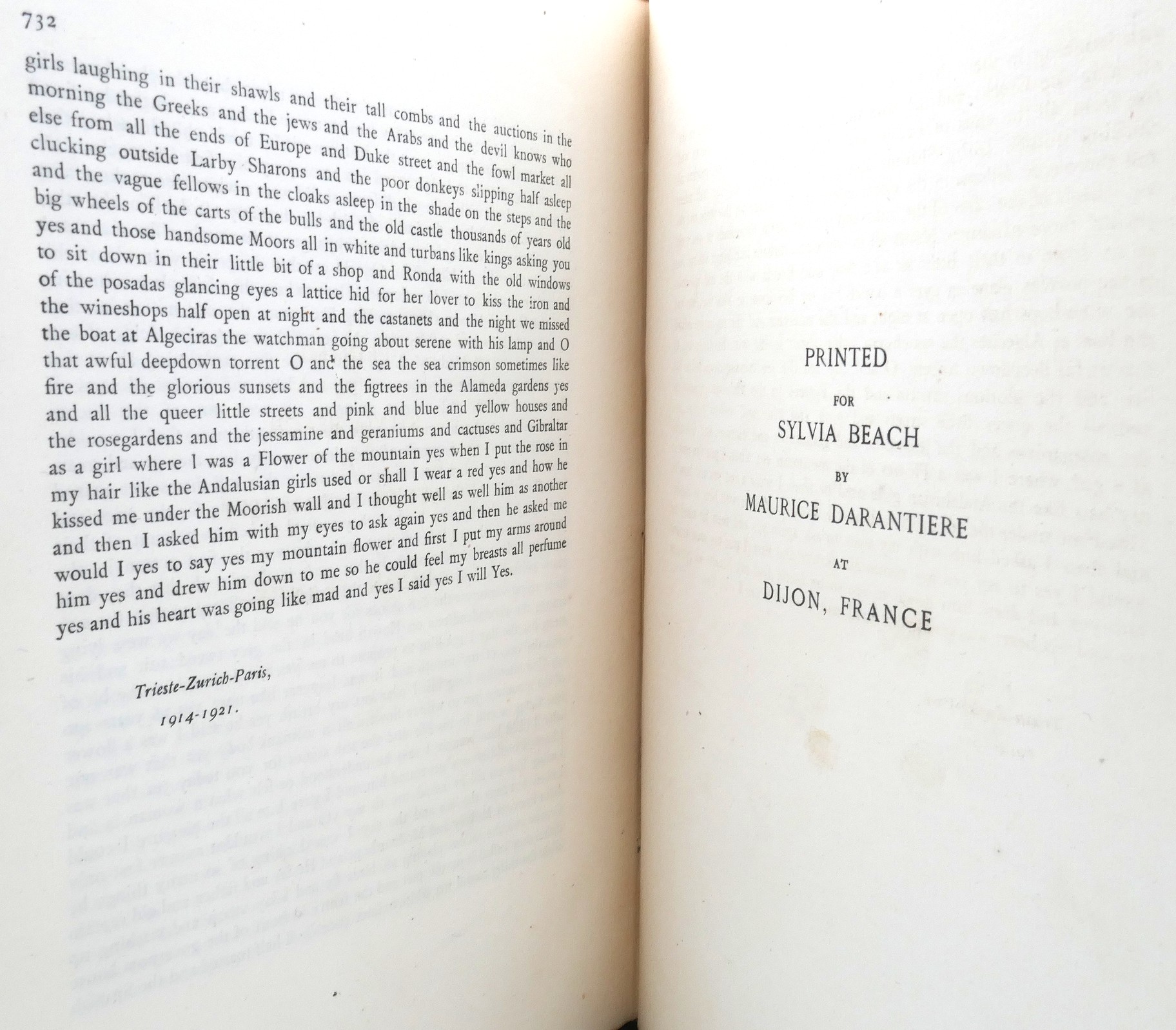 ULYSSES. First Edition (1922) - Image 8