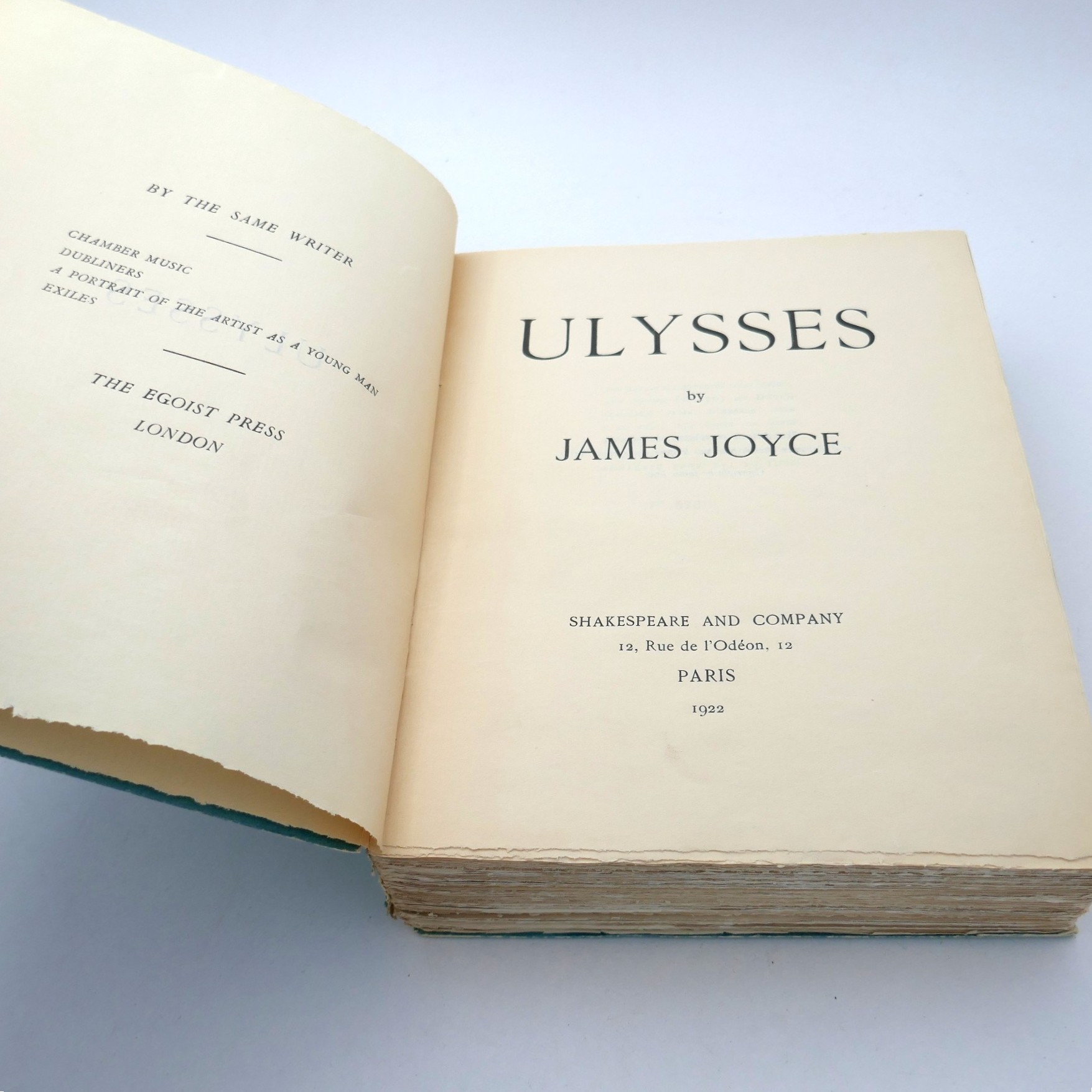 Ulysses. Paris: Shakespeare & Co. First Edition (1922) - Image 4