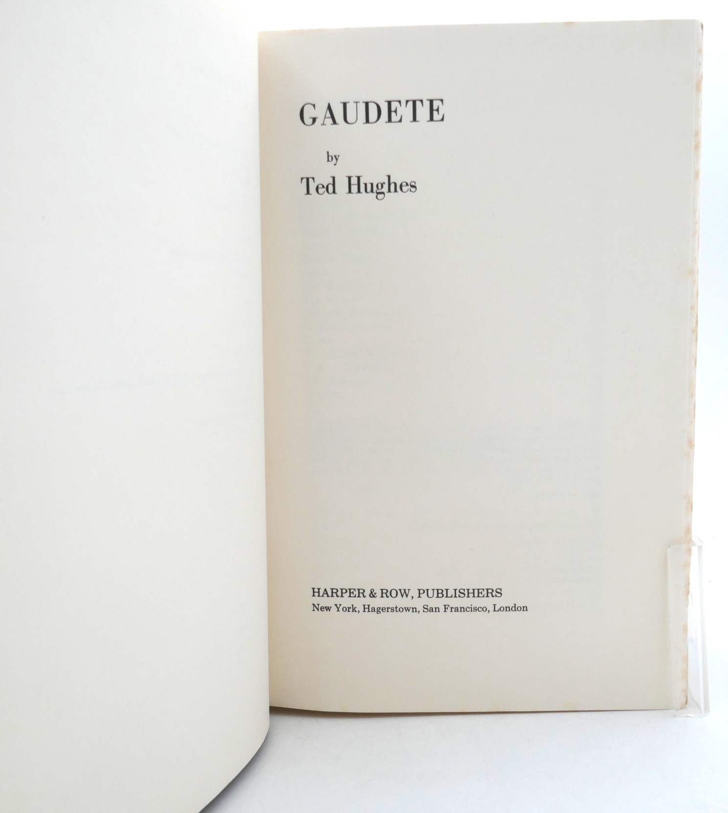 Gaudete. Author Signed (1977) - Image 3