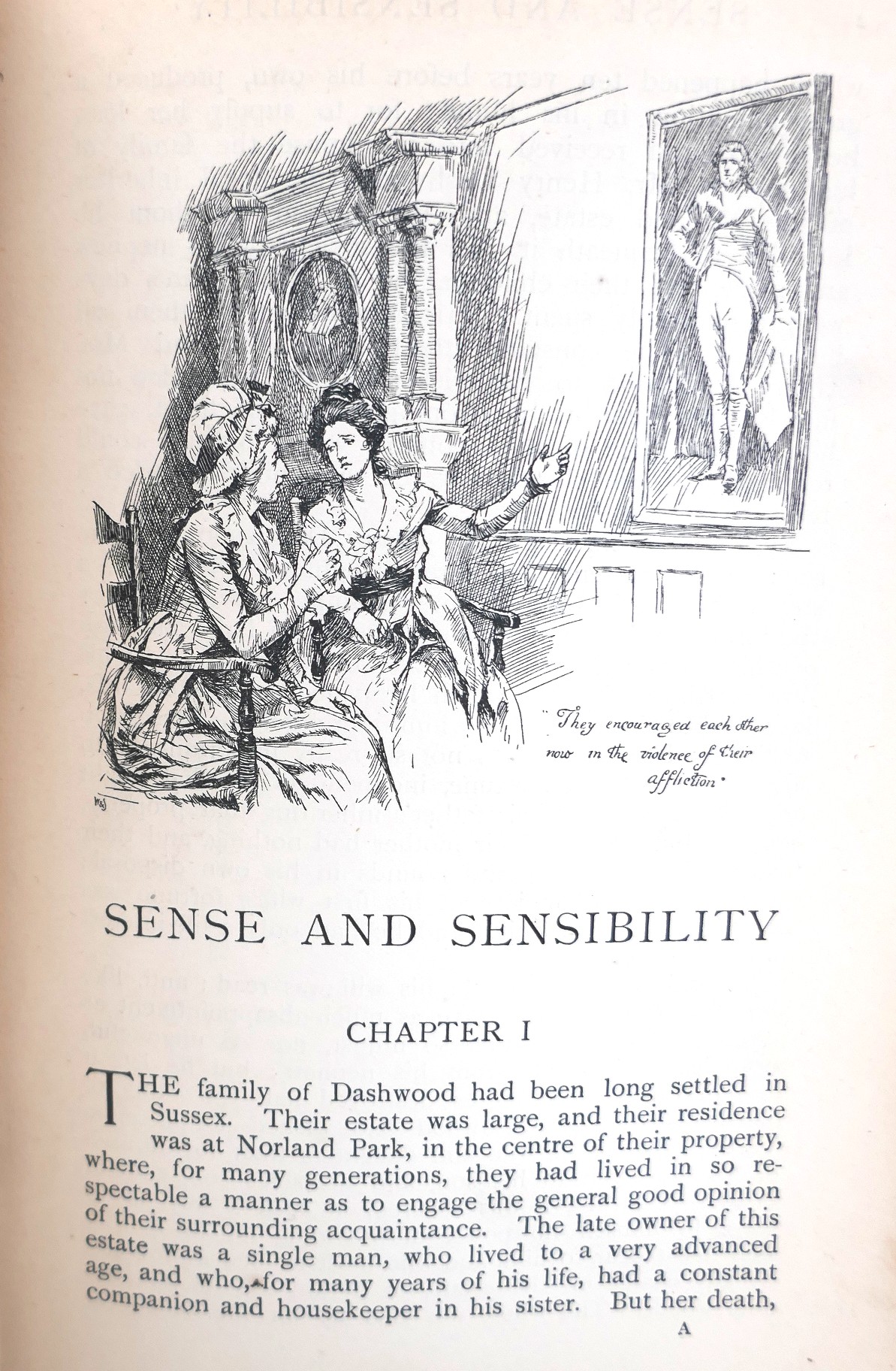 Sense and Sensibility. Illustrated by Chris Hammond (1899) - Image 4
