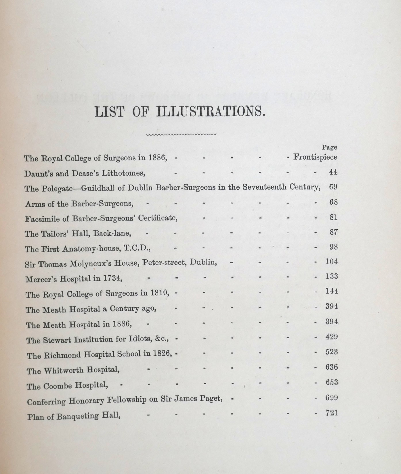 History of the Royal College of Surgeons in Ireland (1886) - Image 5