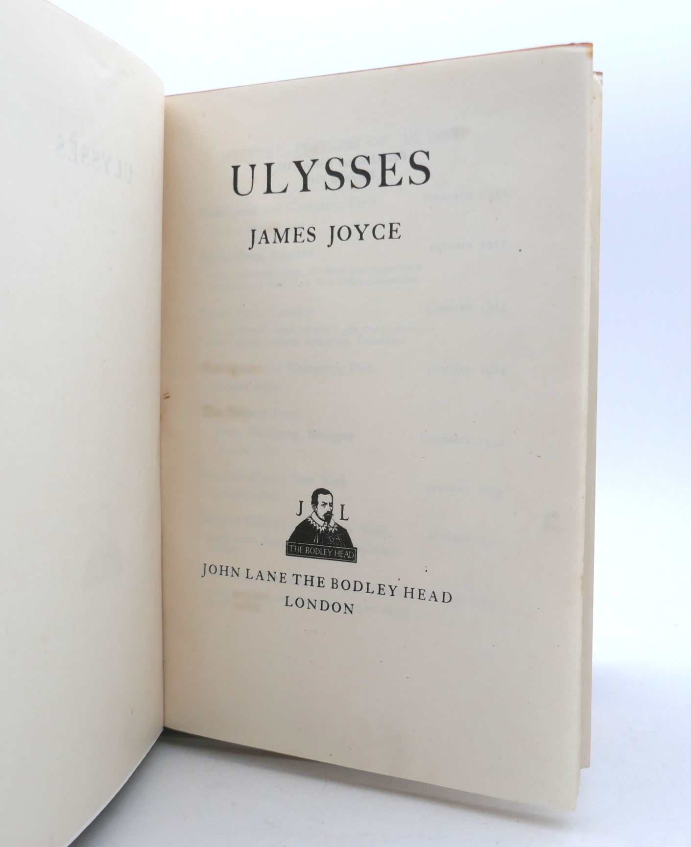 Ulysses. The Bodley Head (1941) - Image 3