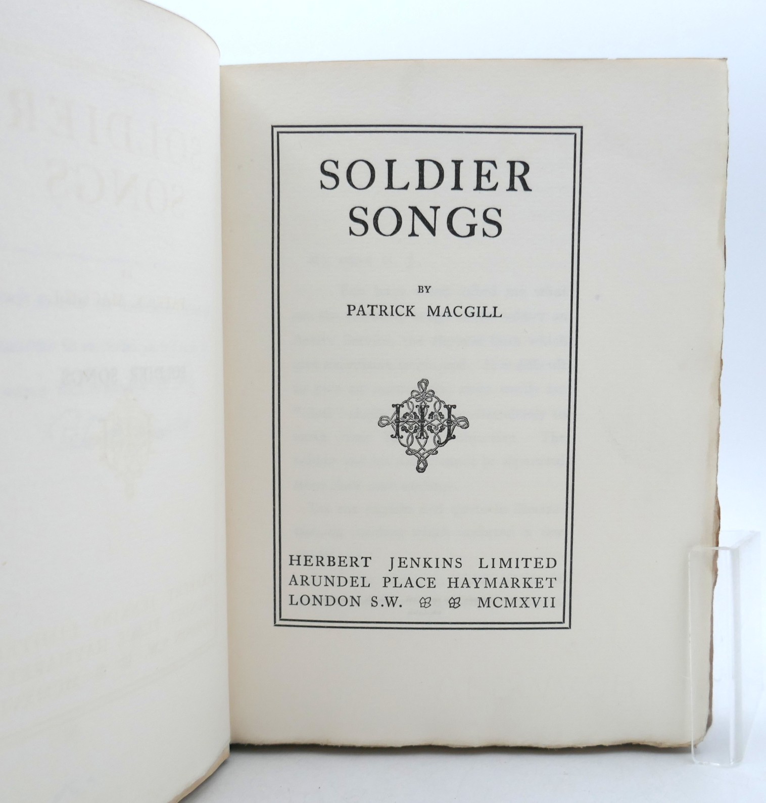 Soldier Songs. Limited Signed Edition (1917) - Image 3