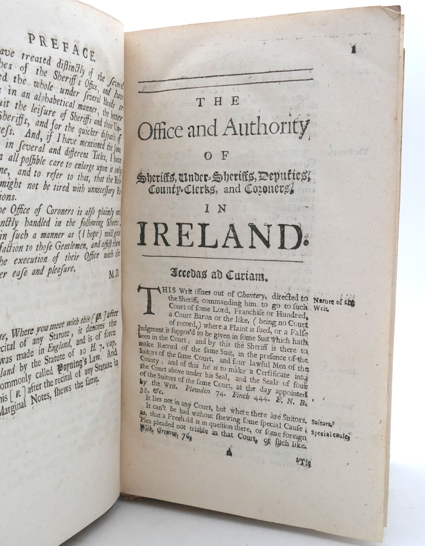 The Office and Authority of Sheriffs etc In Ireland (1721) - Image 3