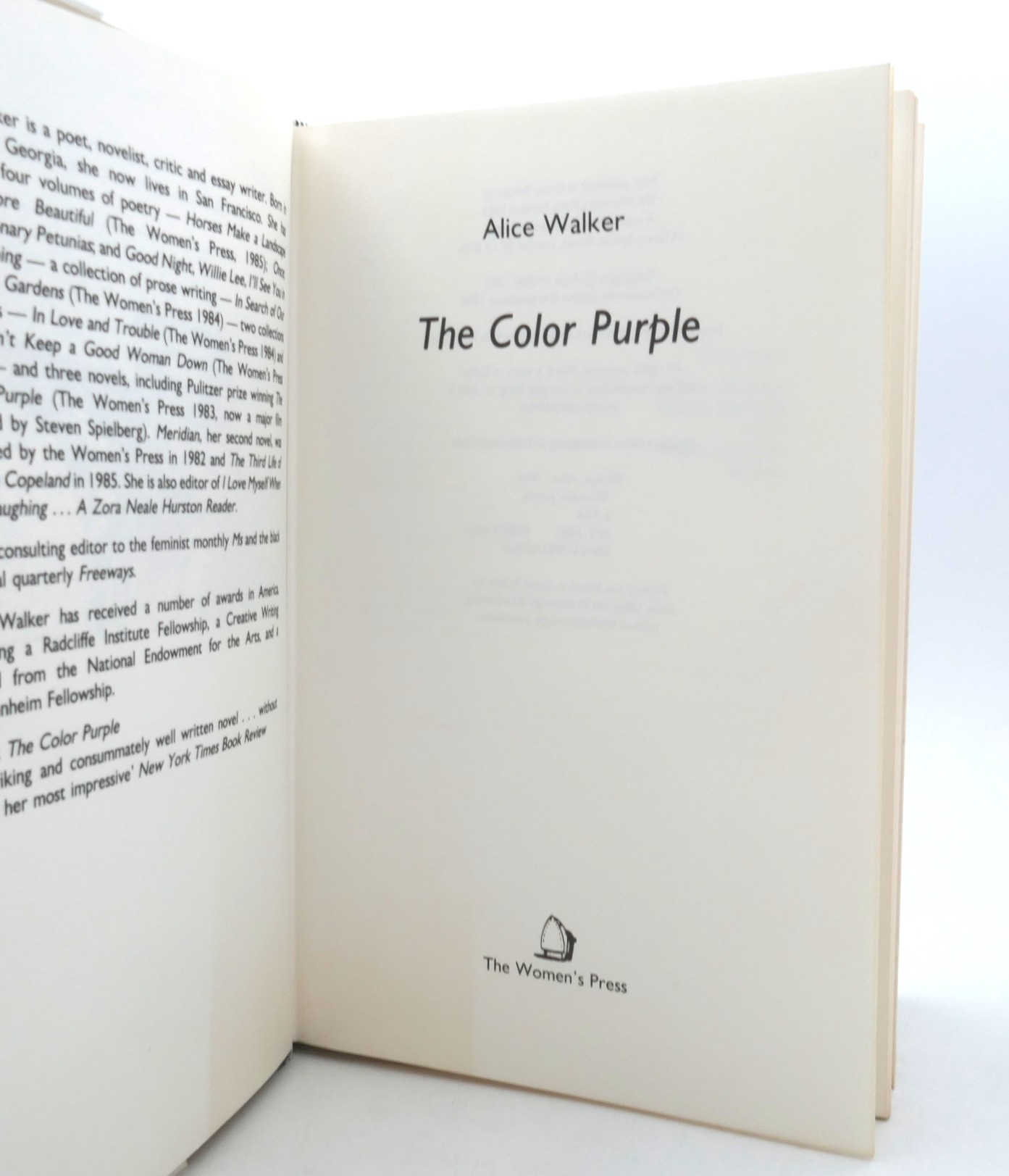 The Color Purple. First UK Edition (1983) - Image 2