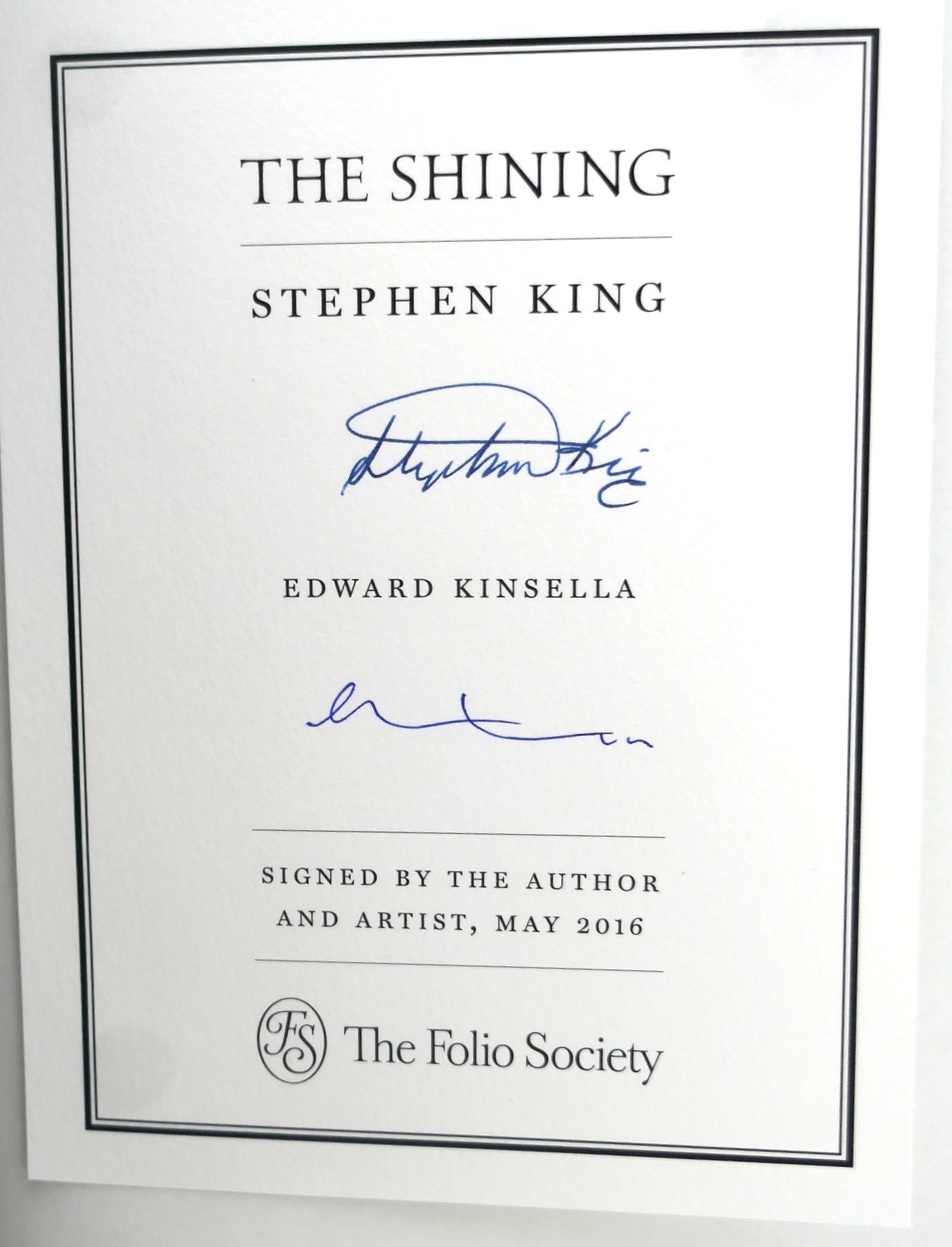 The Shining. Limited Signed Edition (20116) - Image 5