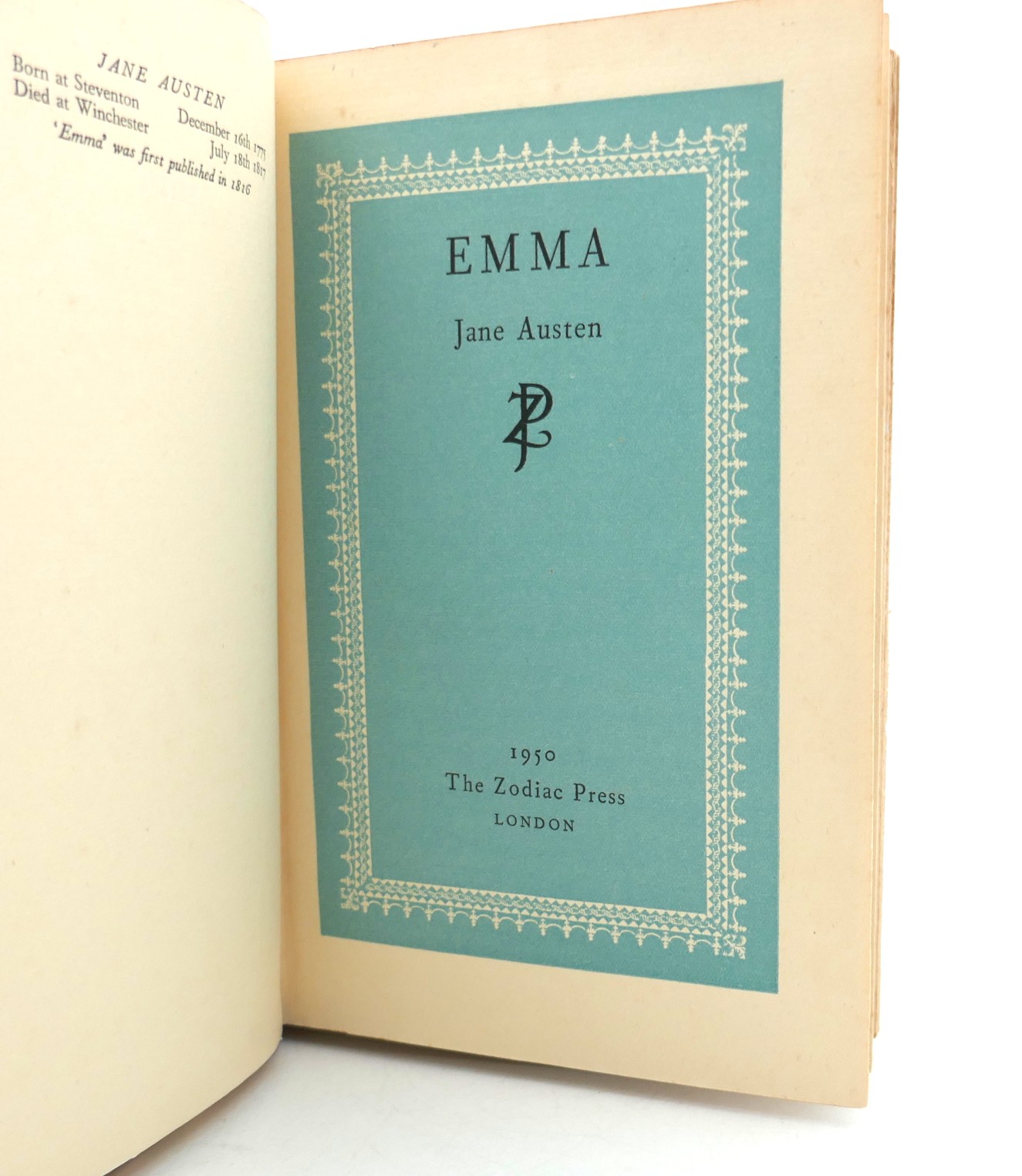 Emma. Zodiac Press (1950) - Image 3