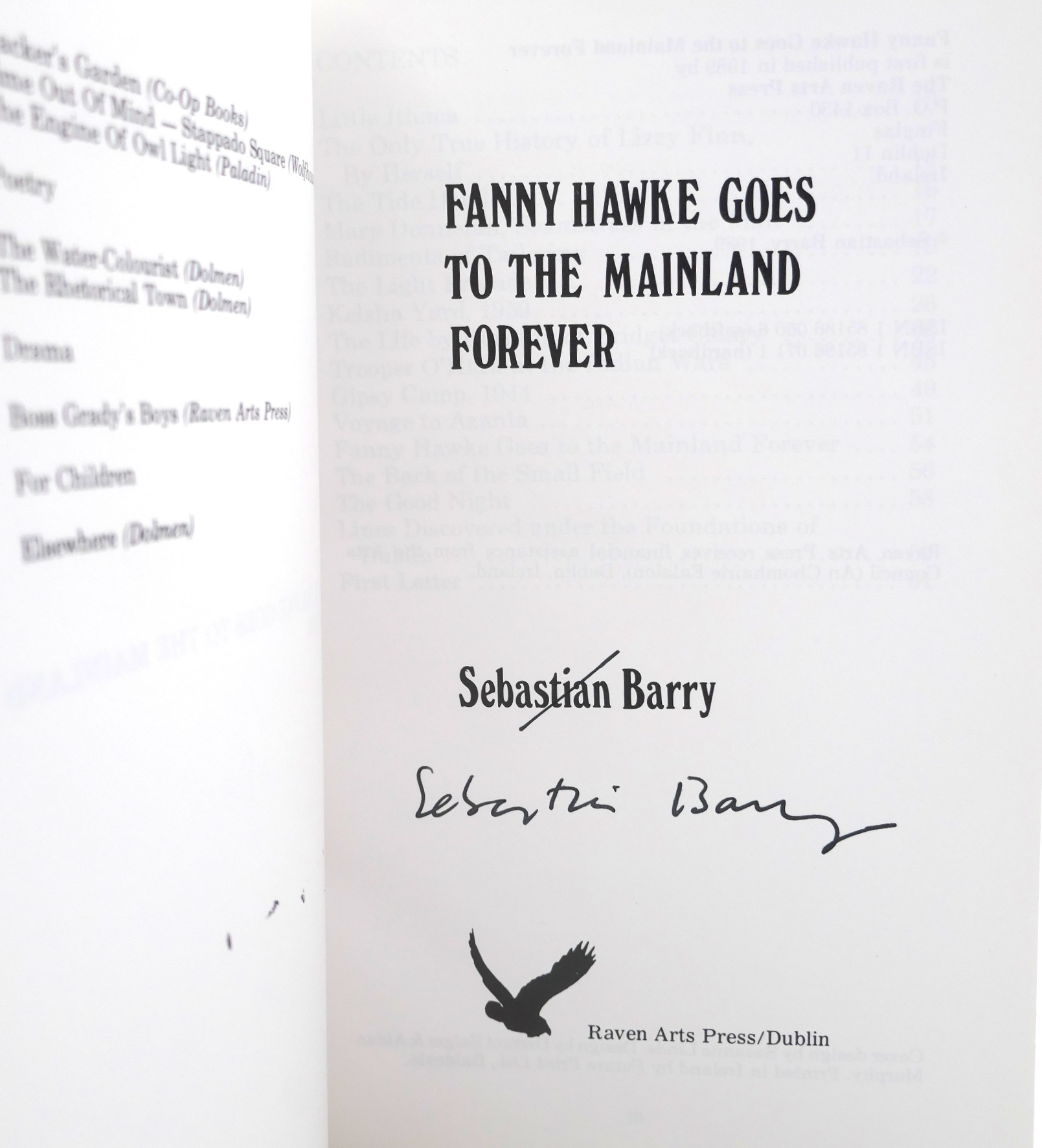 Fanny Hawke Goes To The Mainland Forever (1989) - Image 2