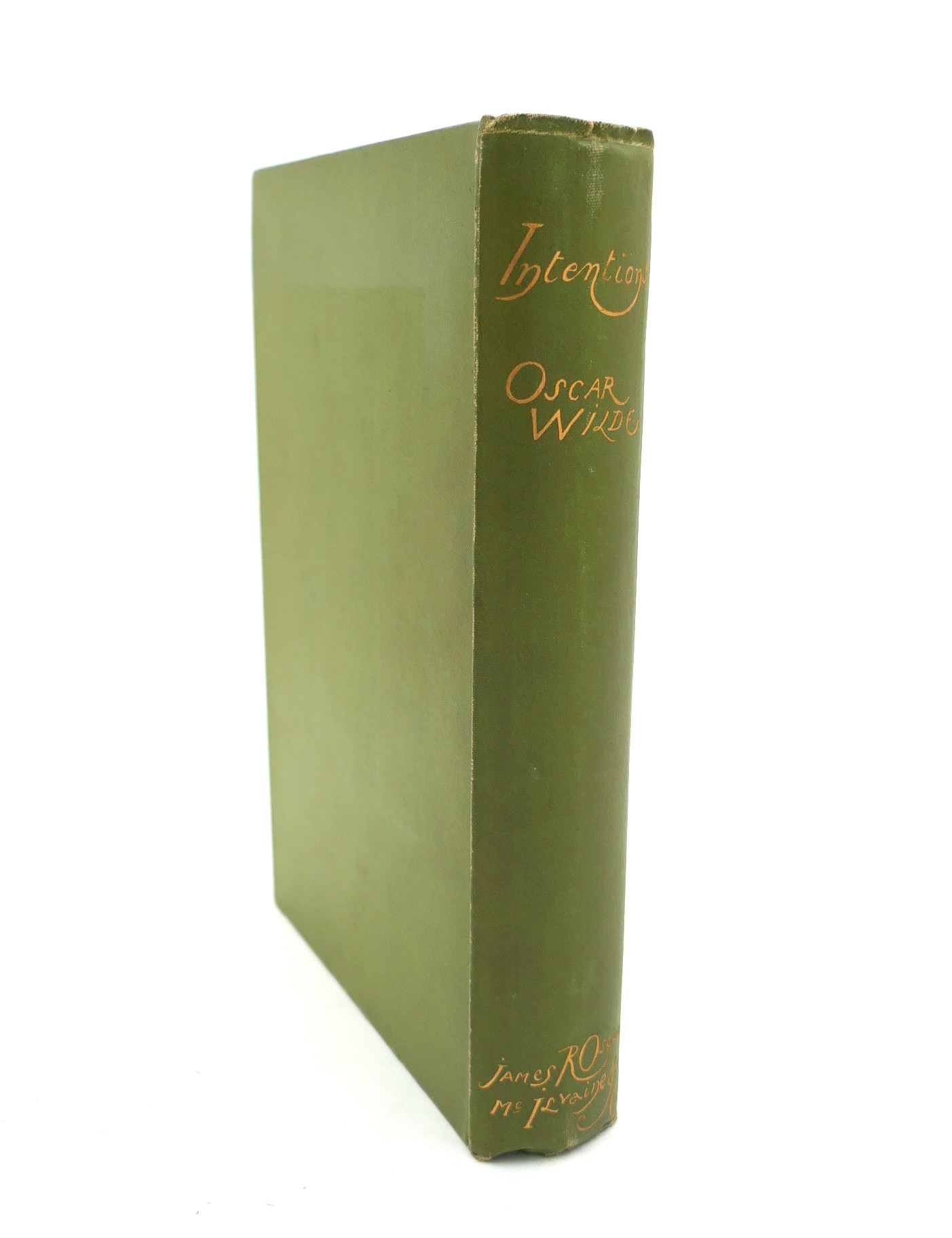 Intentions. The Decay of Lying. First Edition (1891)