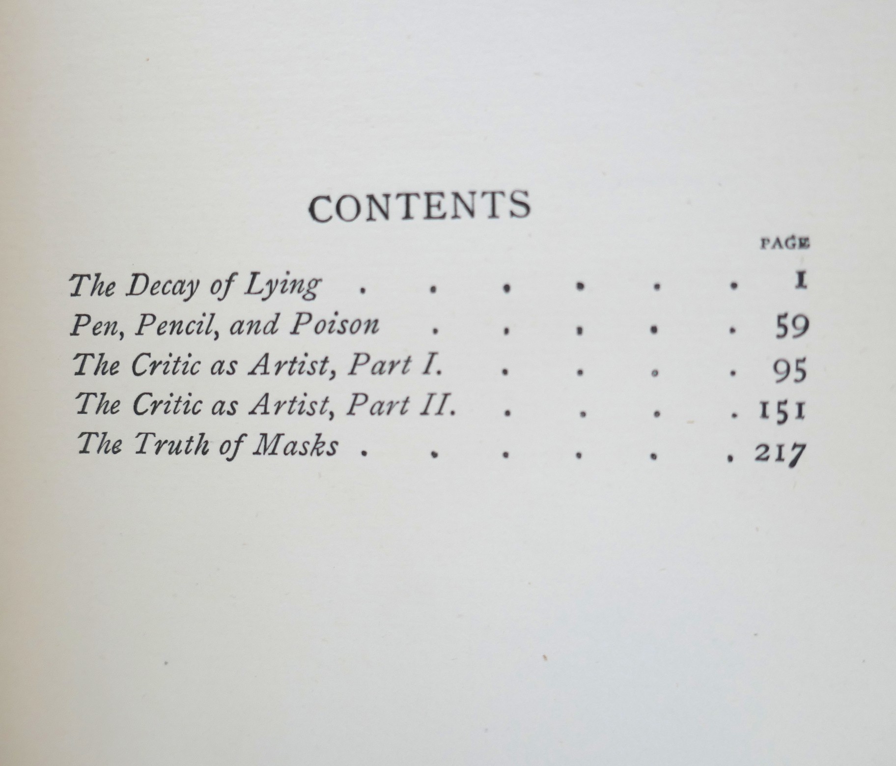 Intentions. The Decay of Lying. First Edition (1891) - Image 4