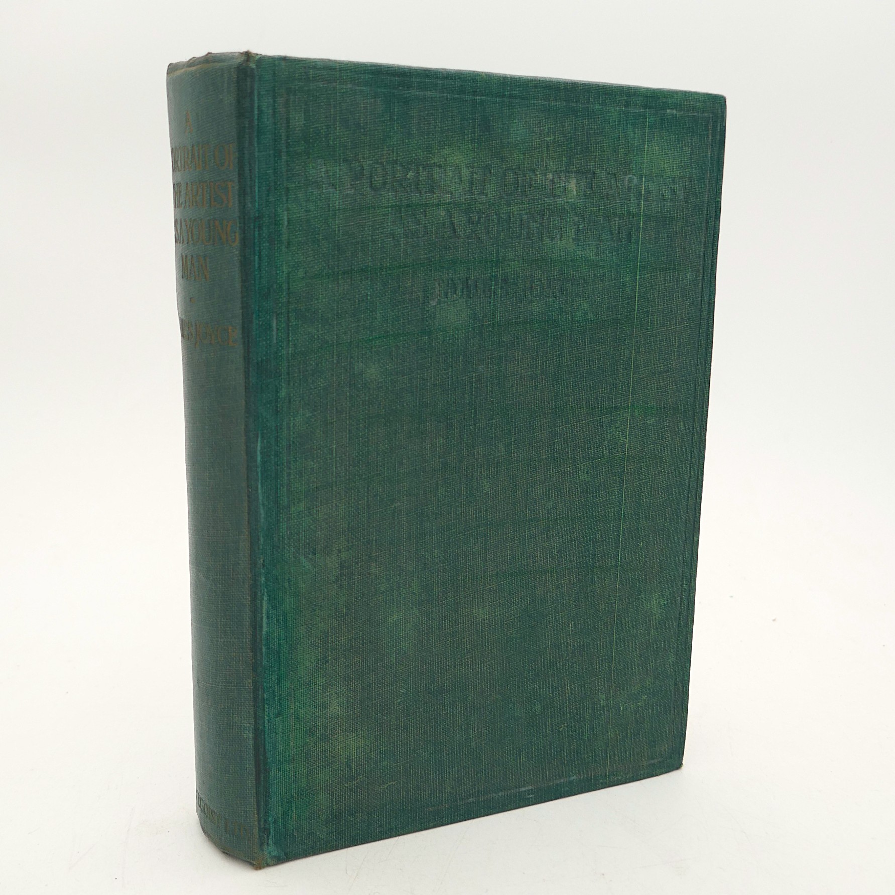 A Portrait of the Artist as a Young Man. First UK Edition (American Sheets)