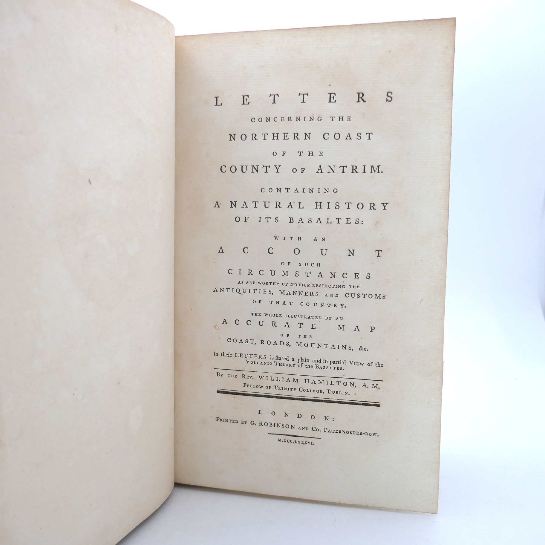 Letters Concerning the Northern Coast of Antrim (1786) - Image 2