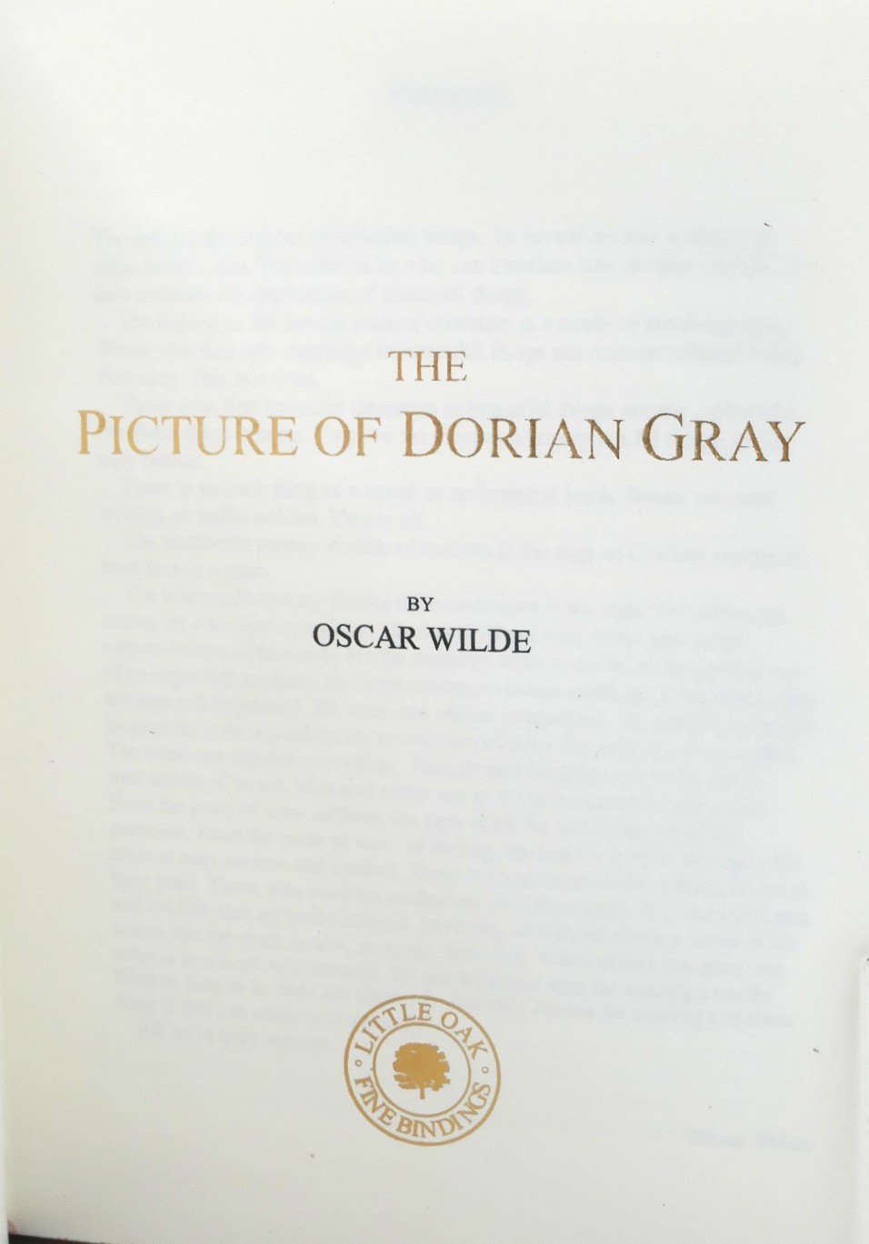 The Picture of Dorian Gray. Little Oak Fine Bindings (2025) - Image 3