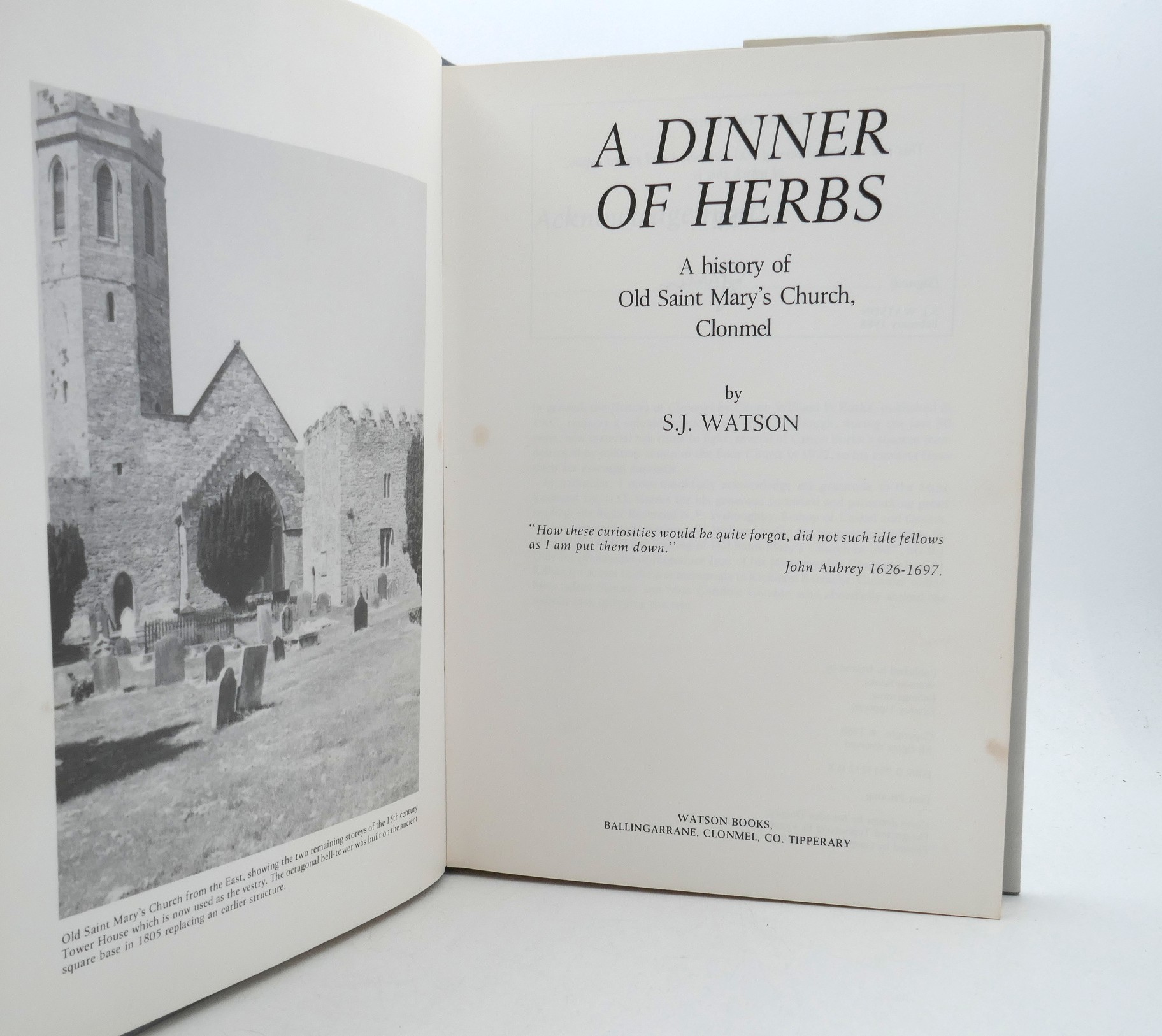 A Dinner of Herbs - St. Mary's Church, Clonmel (1988) - Image 2