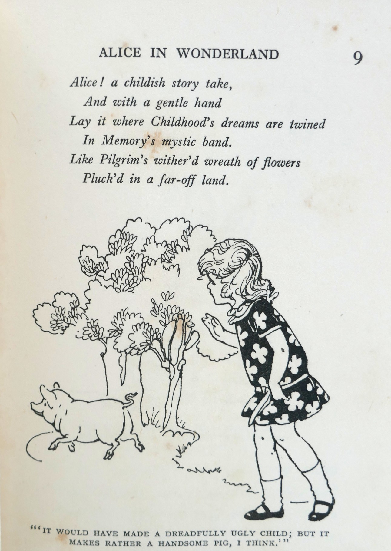 Alice in Wonderland. Illustrated by A.L Bowley (1921) - Image 3