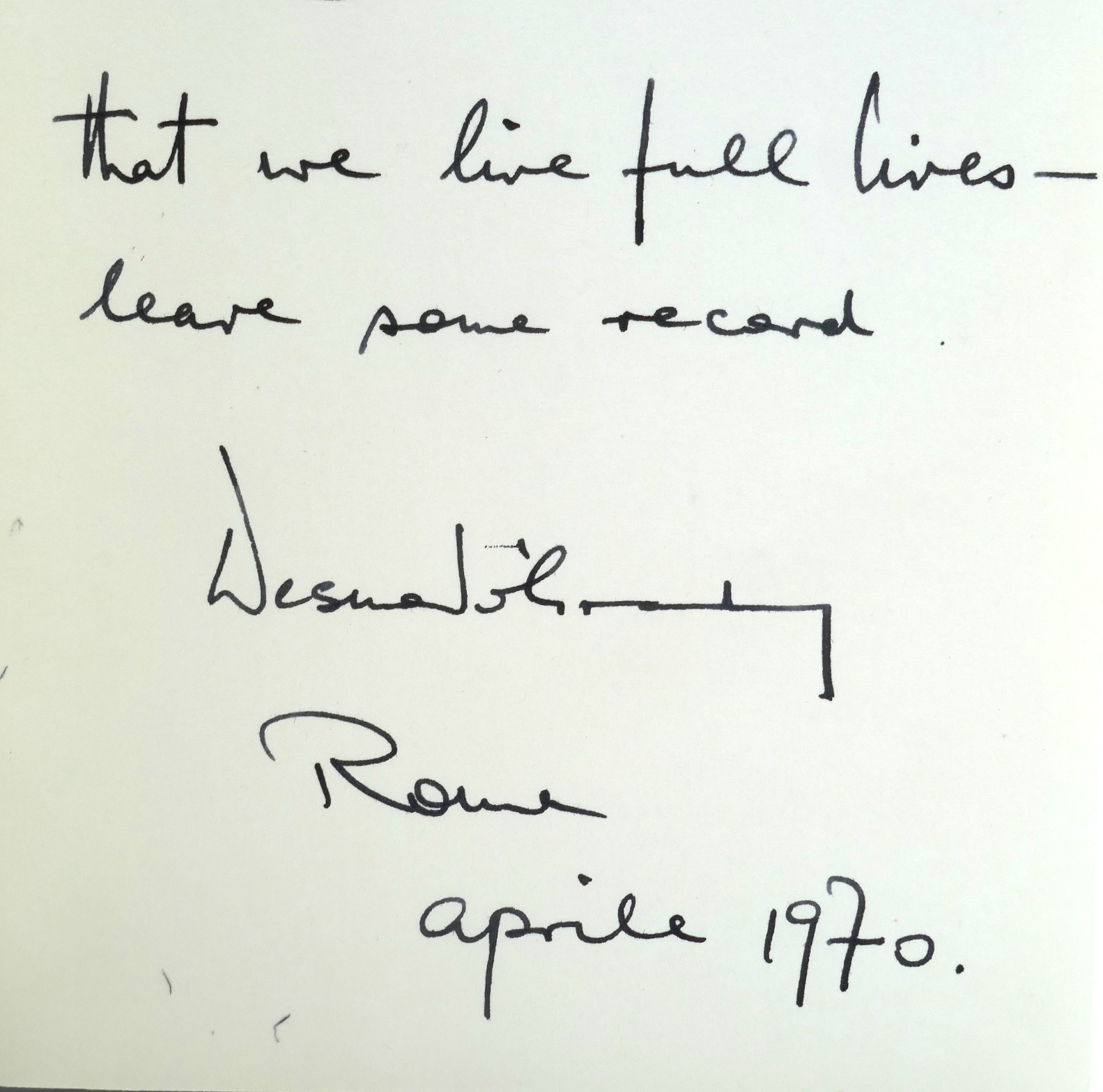The Dying Gaul. Inscribed by the Author (1968) - Image 2