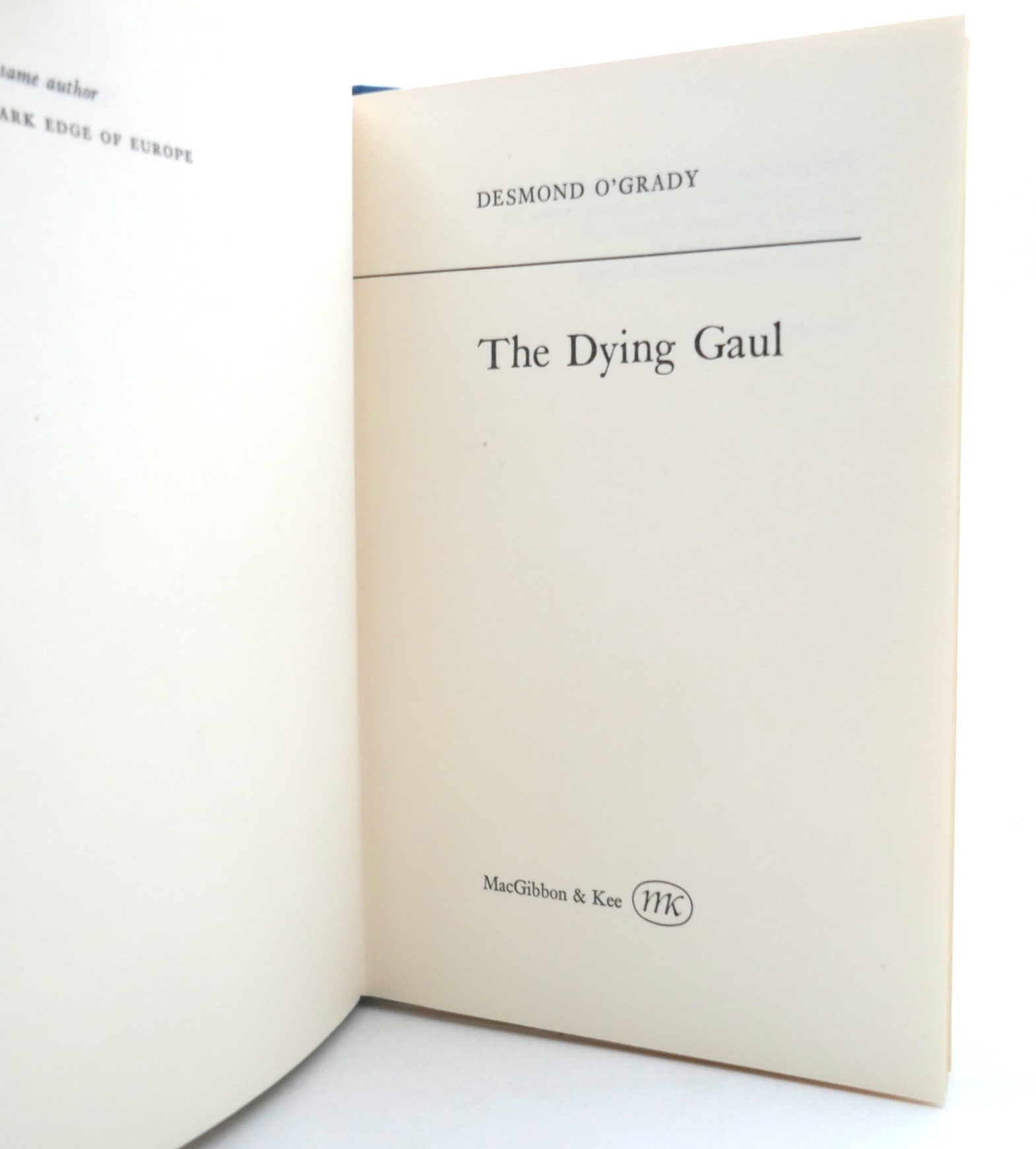 The Dying Gaul. Inscribed by the Author (1968) - Image 3