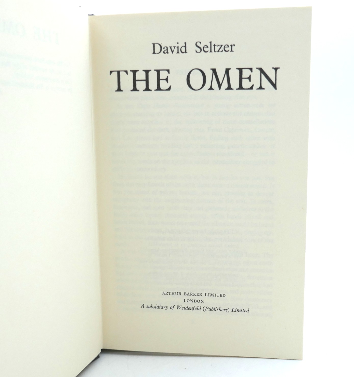 Omen. First Edition (1976) - Image 3