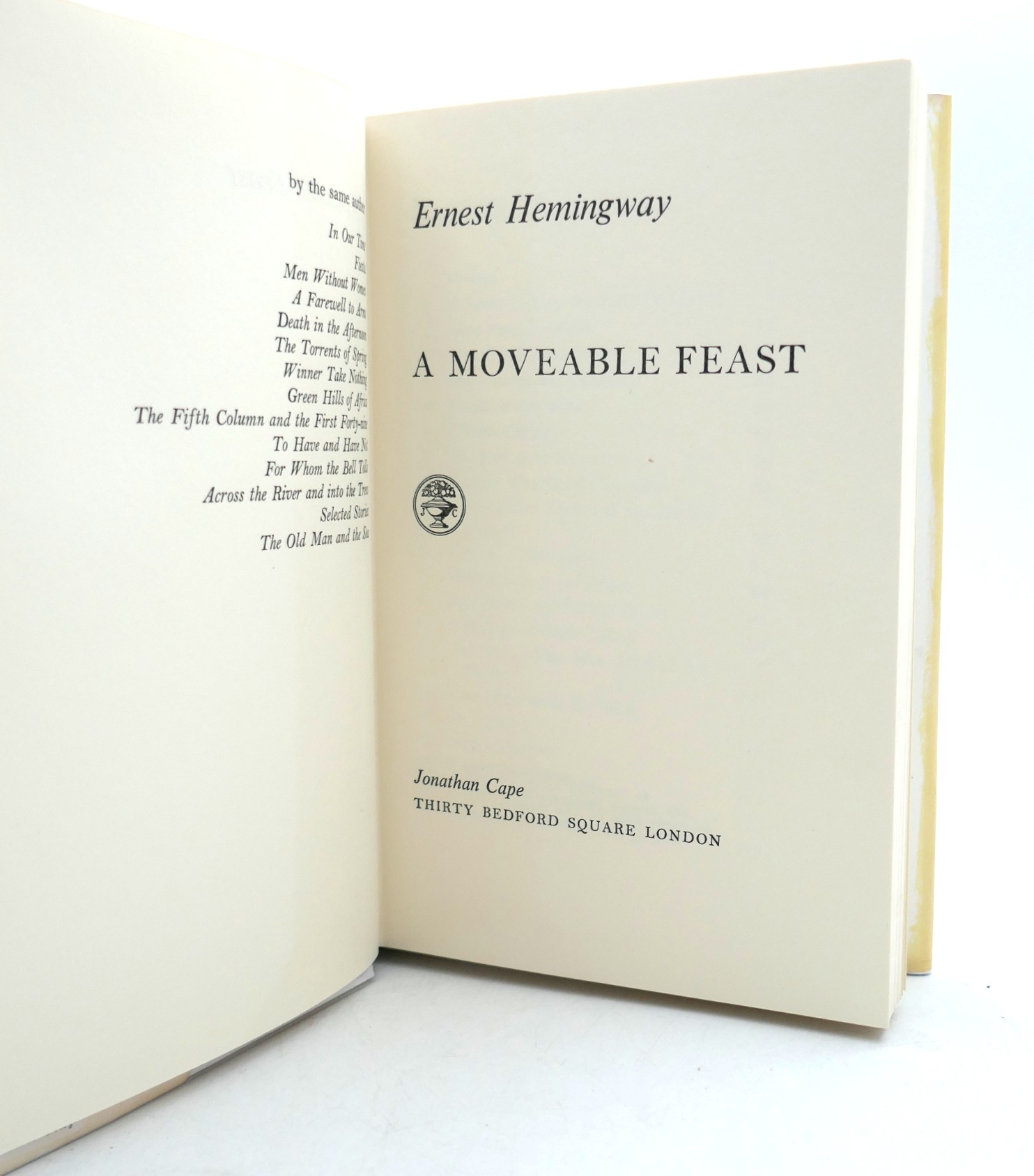 A Moveable Feast. First UK Edition (1964) - Image 3