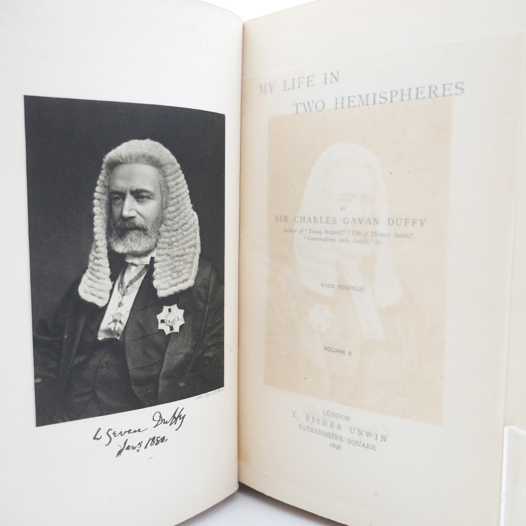 My life in Two Hemispheres. First Edition (1898) - Image 4