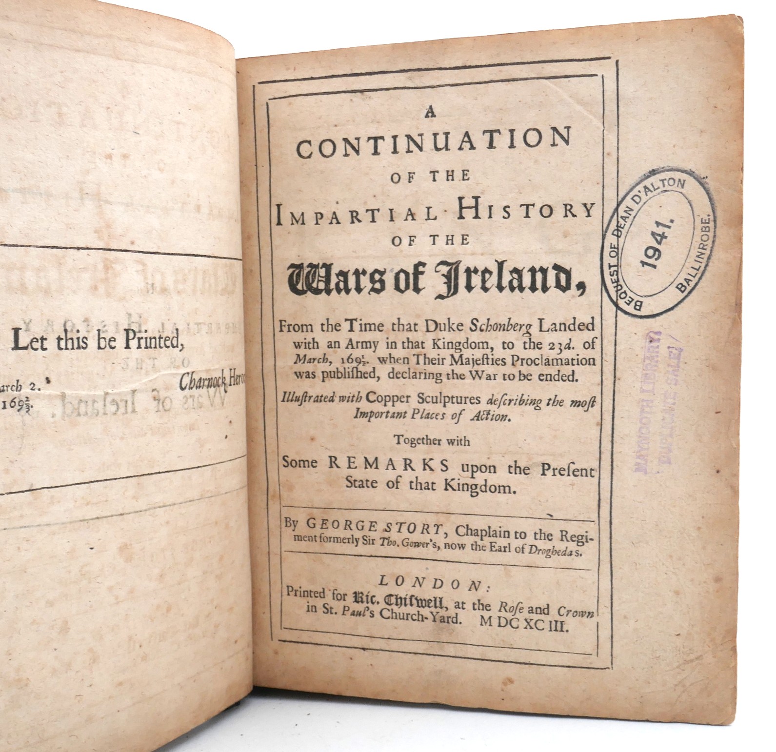 Impartial History of the Wars of Ireland (1693) - Image 2