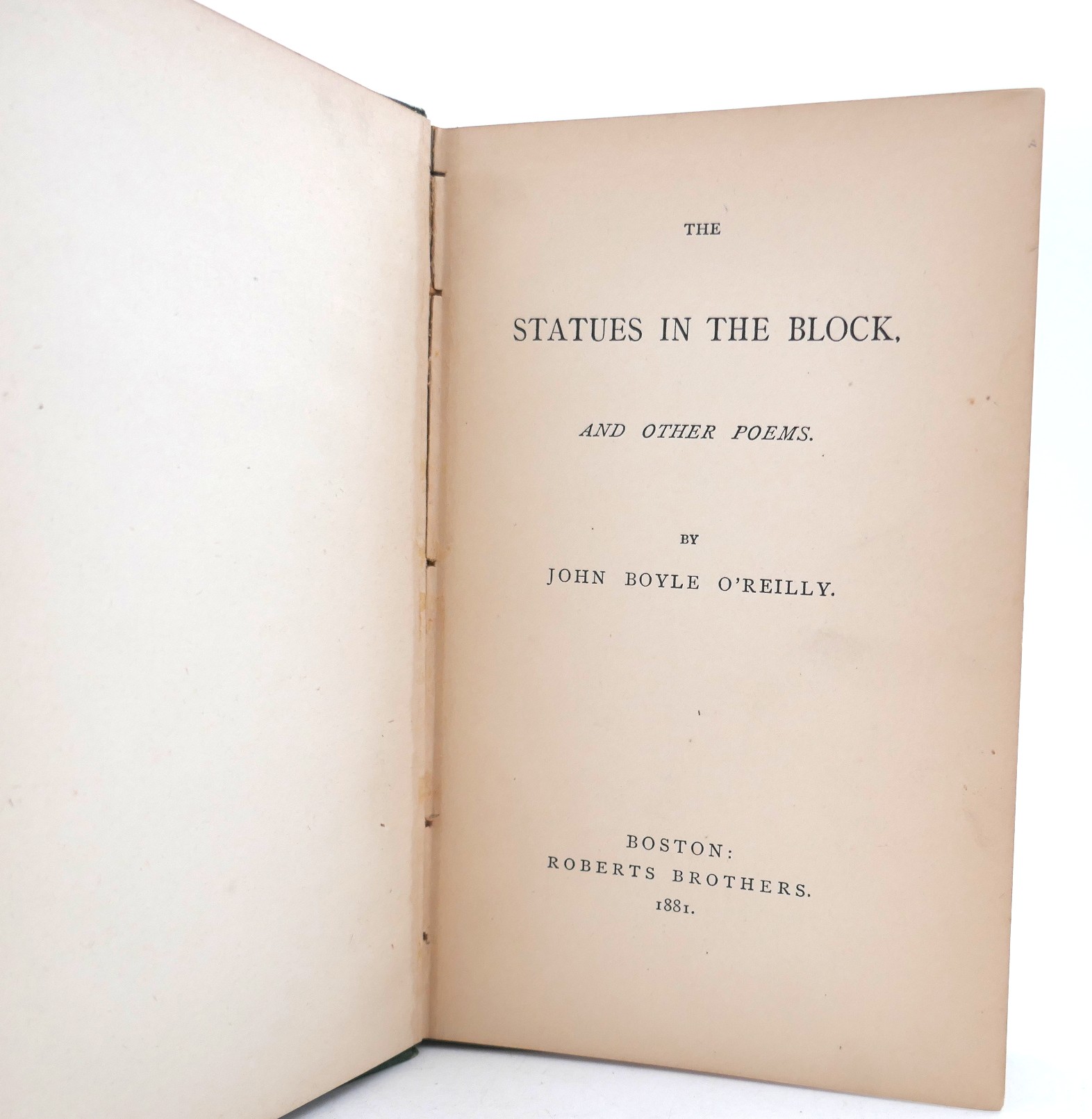 The Statues in the Block and Other Poems (1881) - Image 2