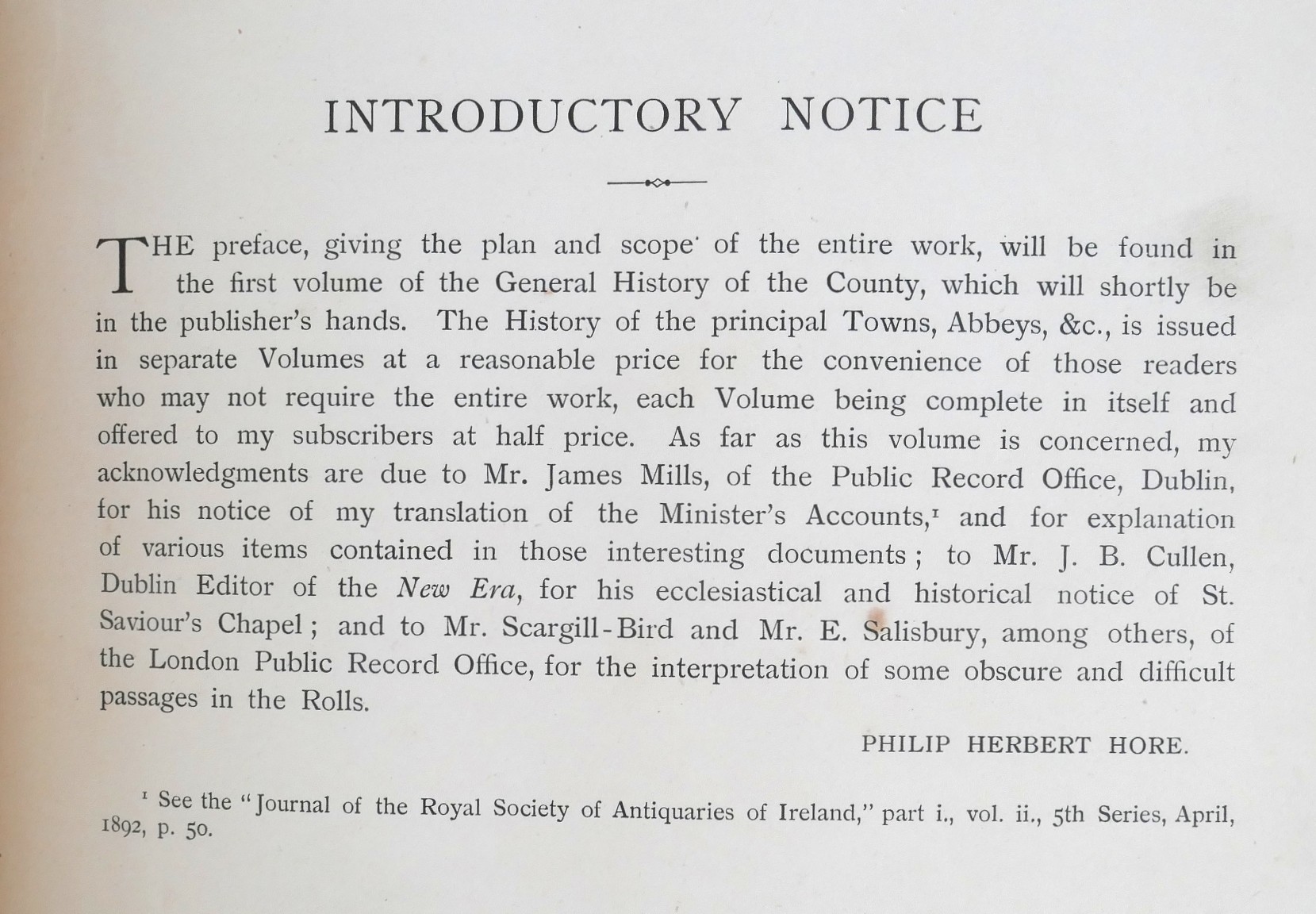 History of the Town and County of Wexford (1900) - Image 3