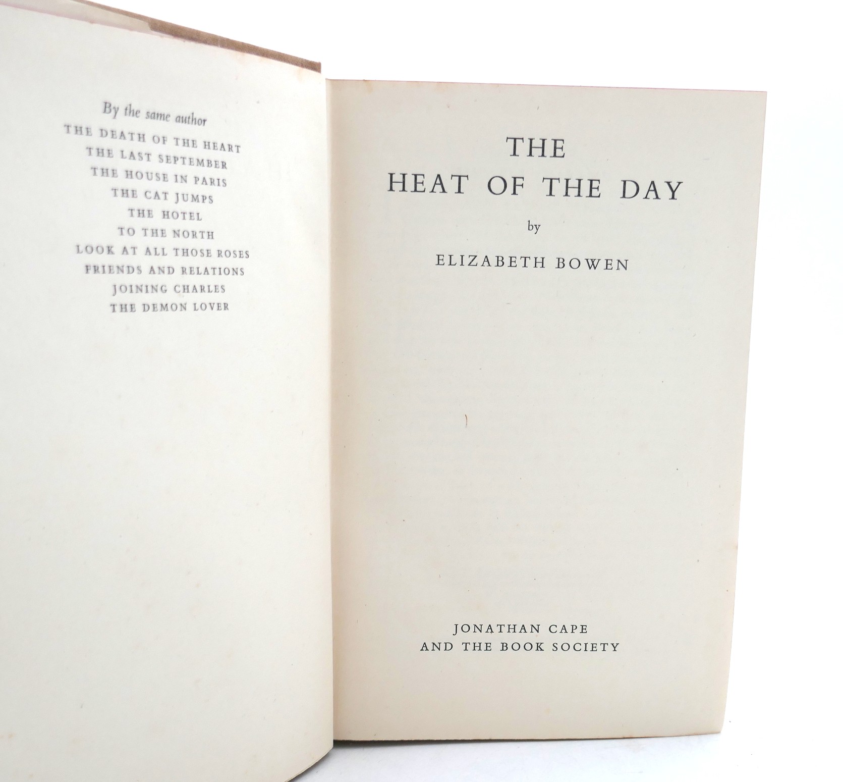 The Heat of the Day. Signed Copy (1949) - Image 4