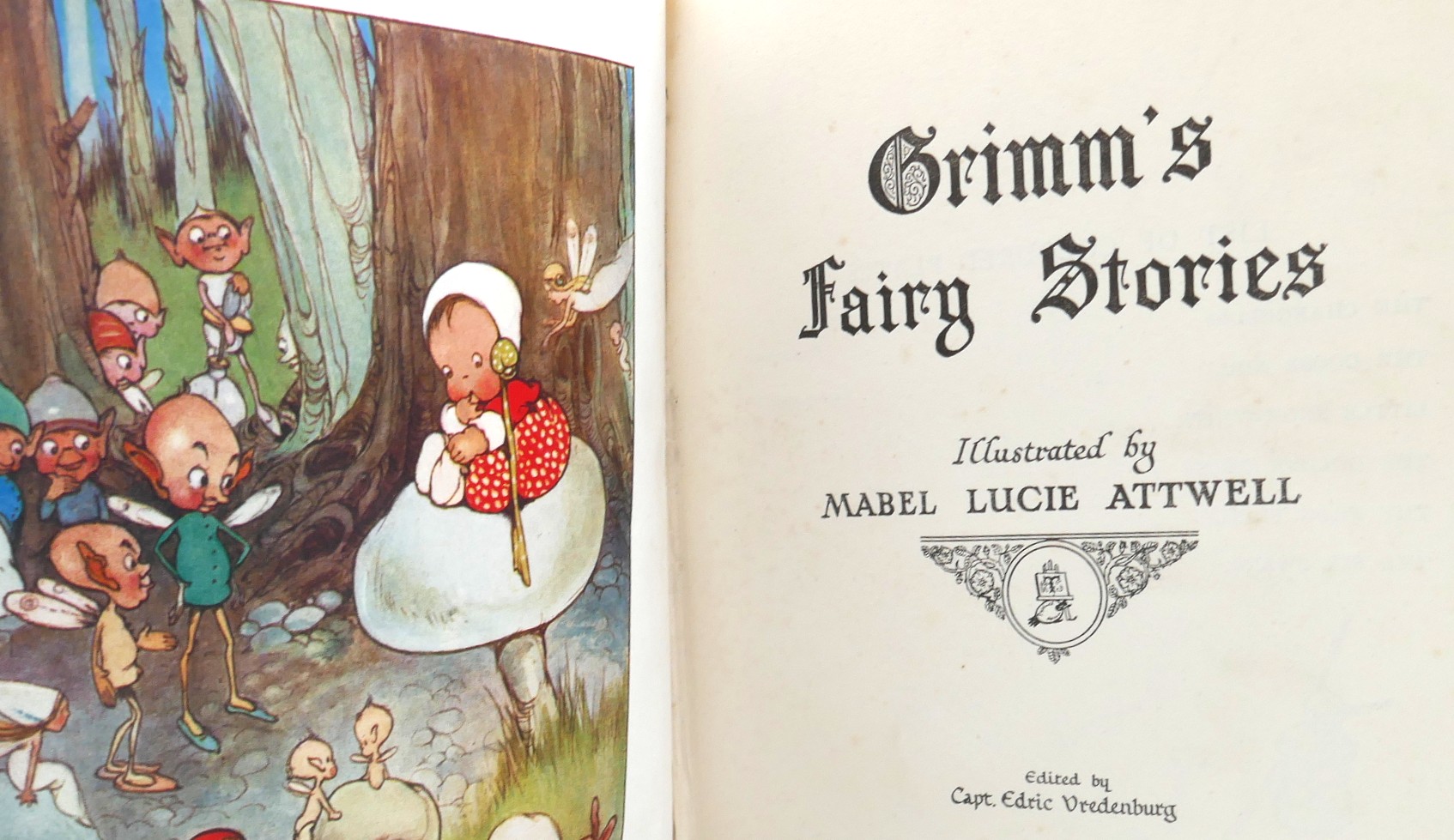 Grimm's Fairy Stories. Illustrated by Mabel Lucie Attwell (1920) - Image 2