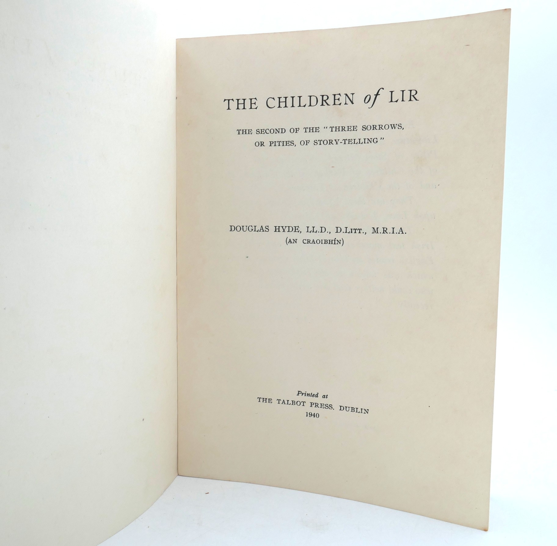 The Children of Lir, etc. Presentation Copies (1940-1942) - Image 5