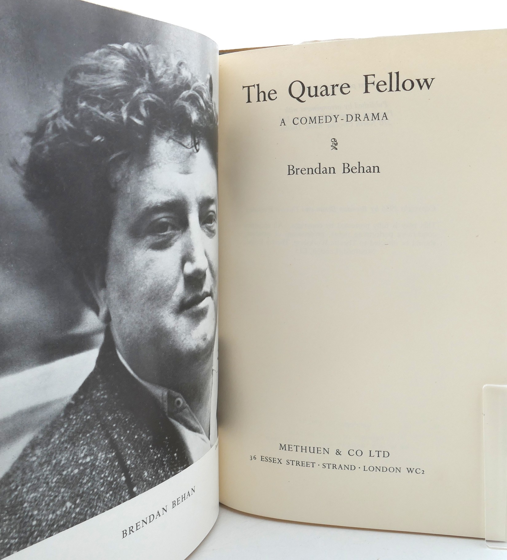 The Quare Fellow. A Comedy-Drama. Signed Copy (1956) - Image 6
