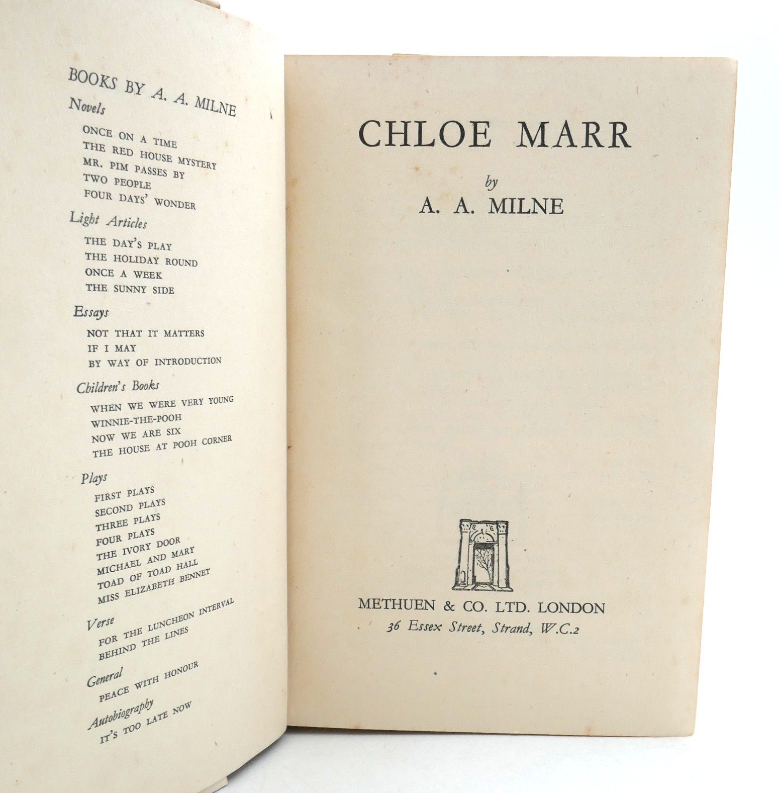 Chloe Marr. Inscribed by the Author (1946) - Image 4