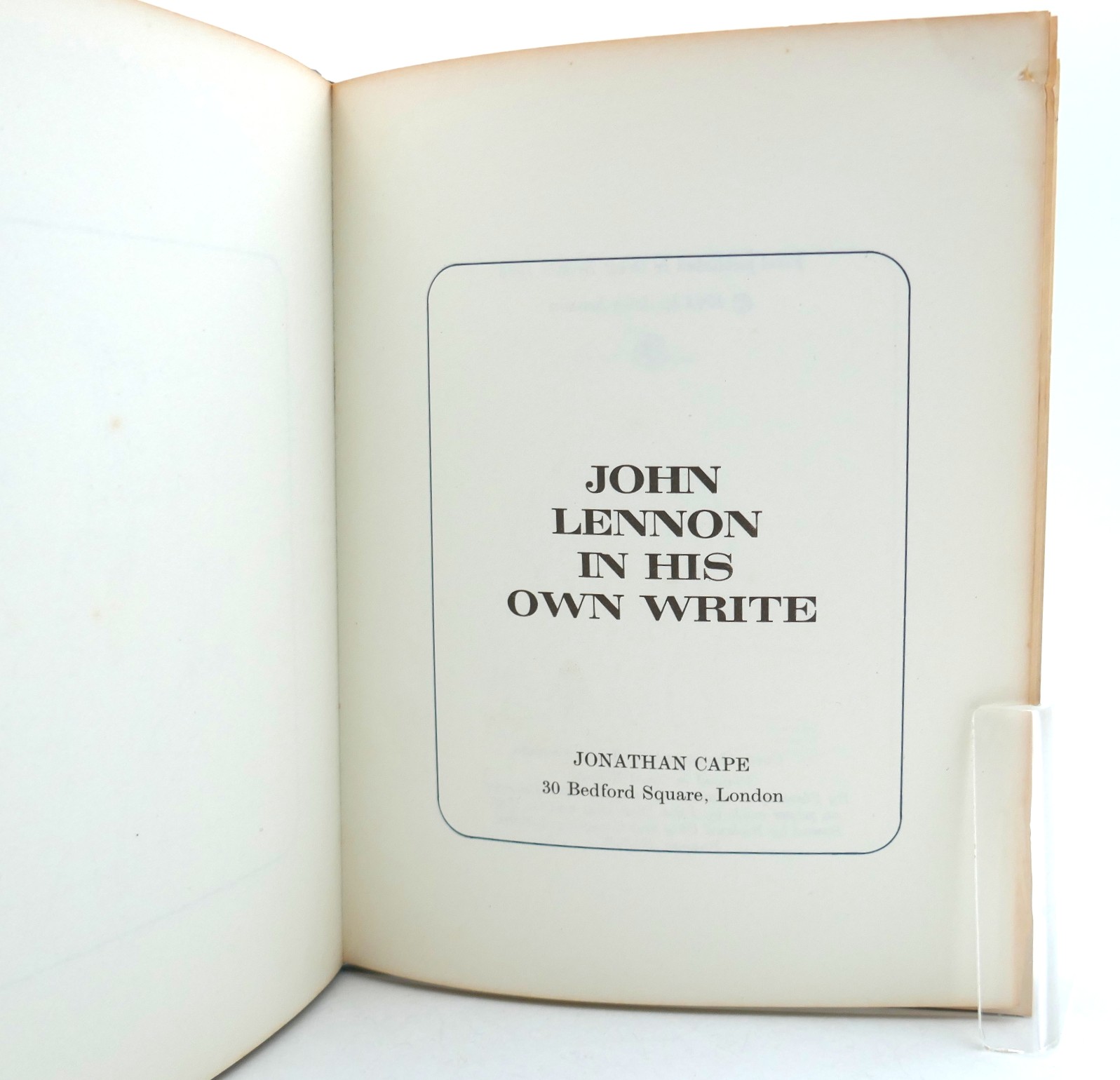 John Lennon in His Own Write. Signed Copy (1964) - Image 4