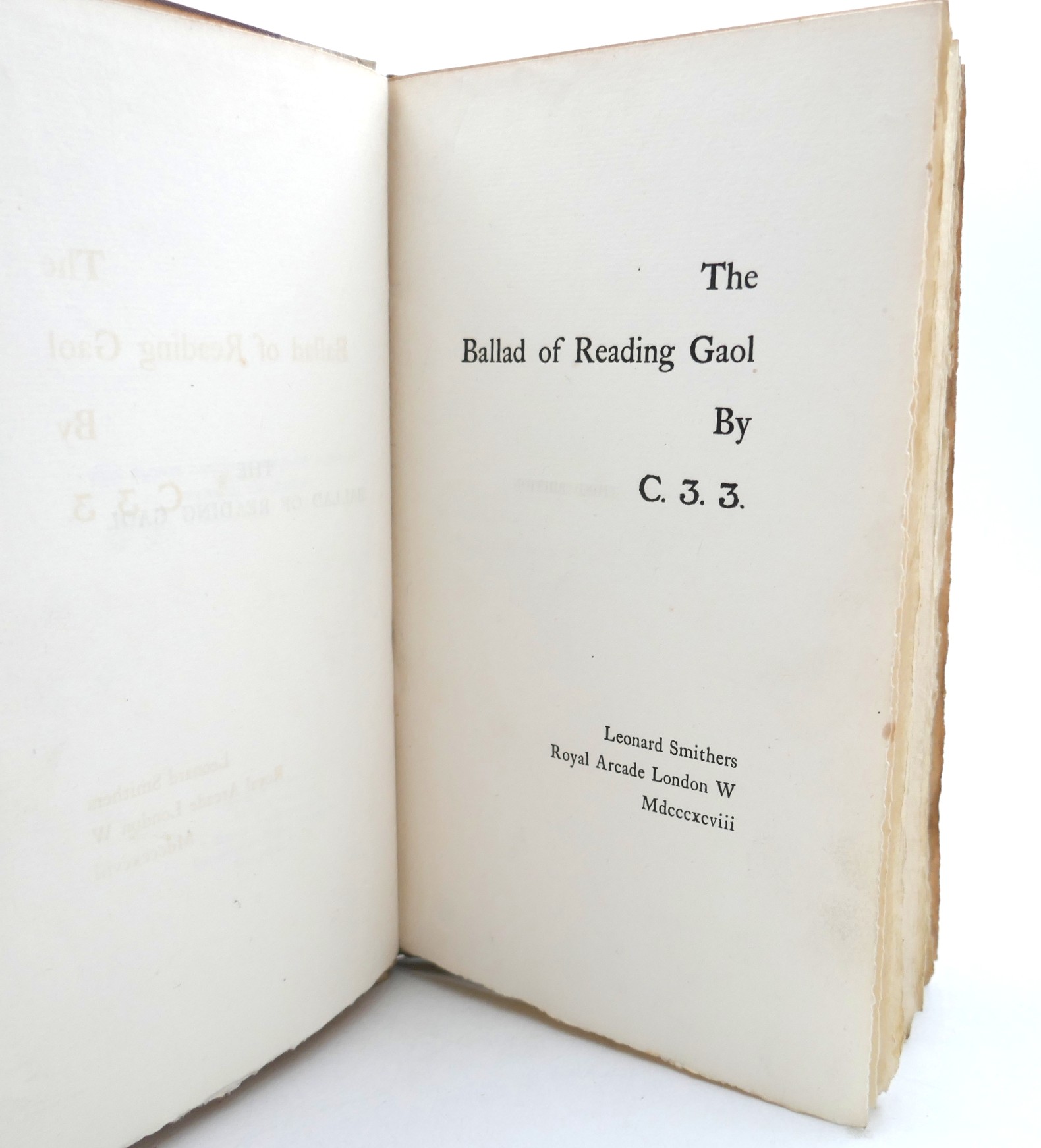 The Ballad of Reading Gaol. Limited Signed Edition (1898) - Image 5