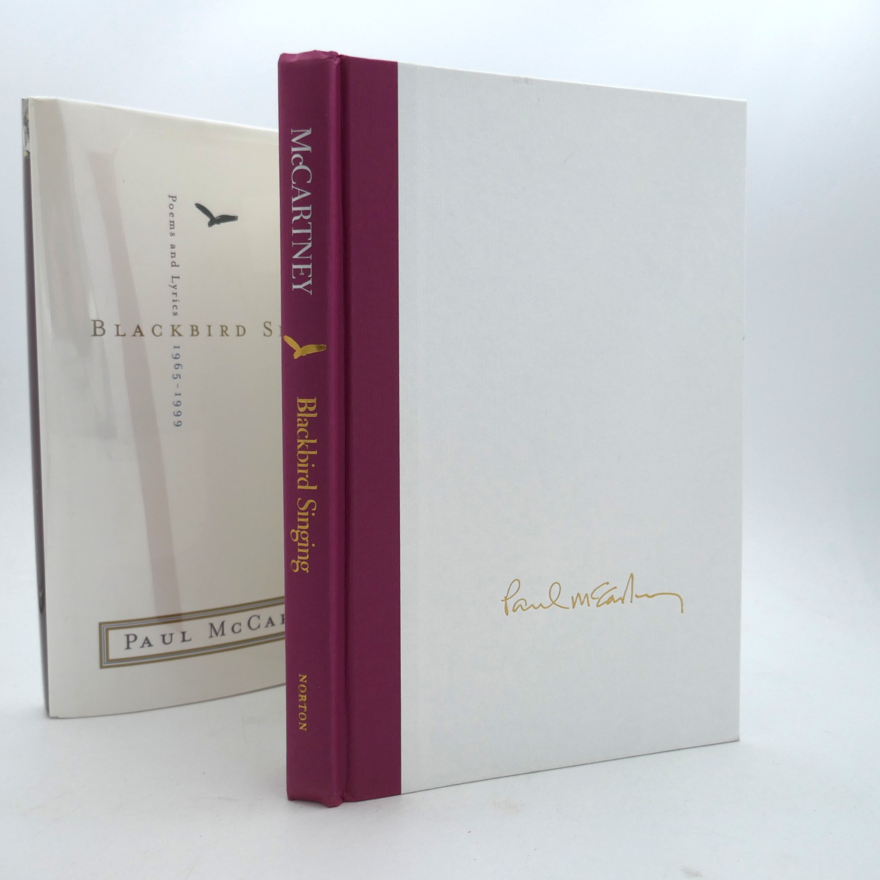 Blackbird Singing: Lyrics and Poems. Signed Copy (2001) - Image 3
