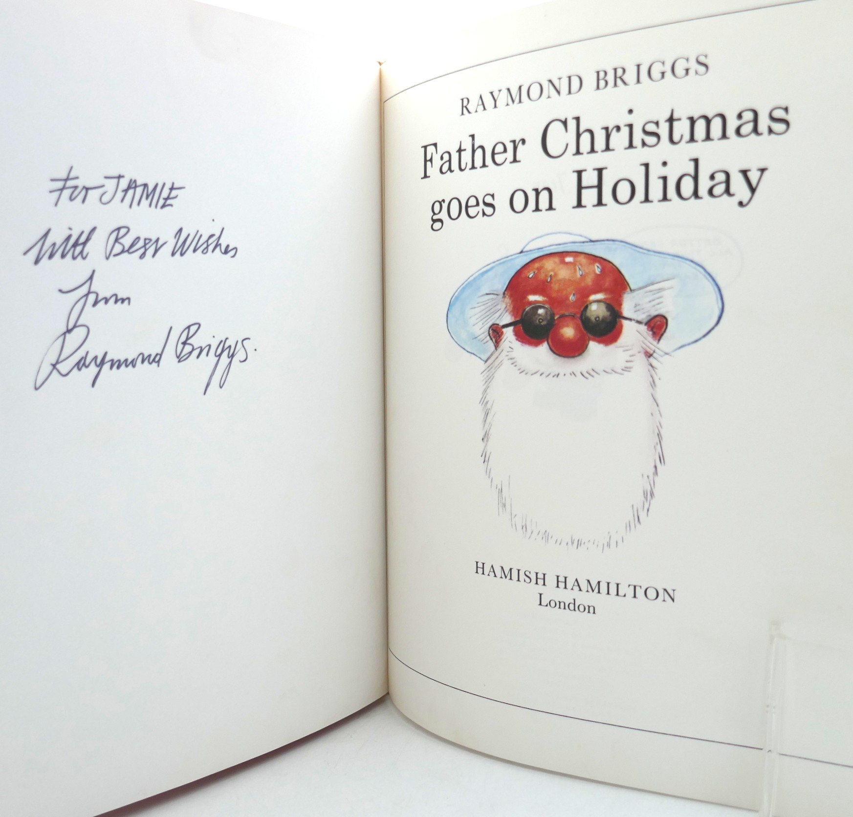 Father Christmas Goes on Holiday. Author Inscribed (1975) - Image 2