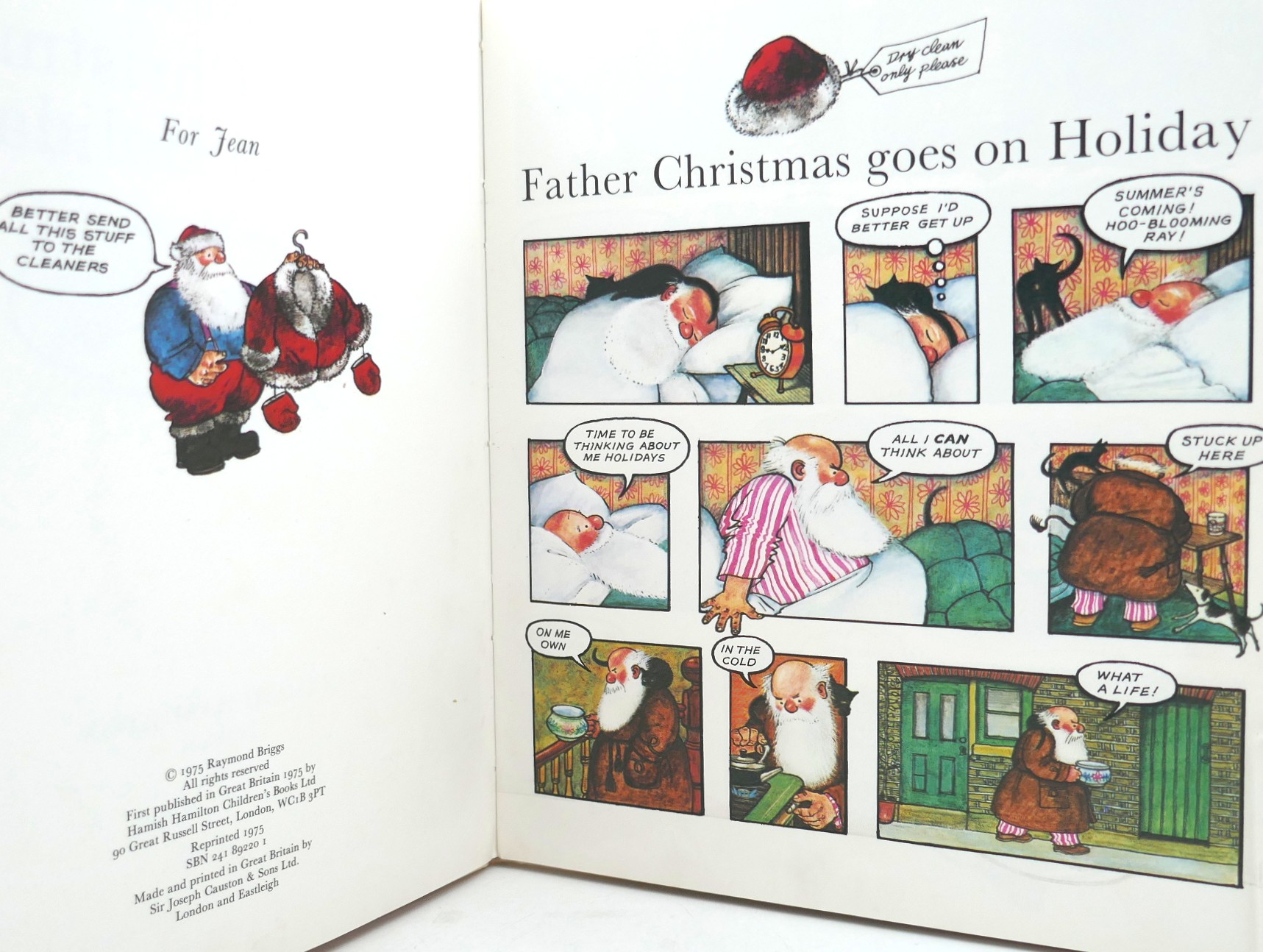 Father Christmas Goes on Holiday. Author Inscribed (1975) - Image 3