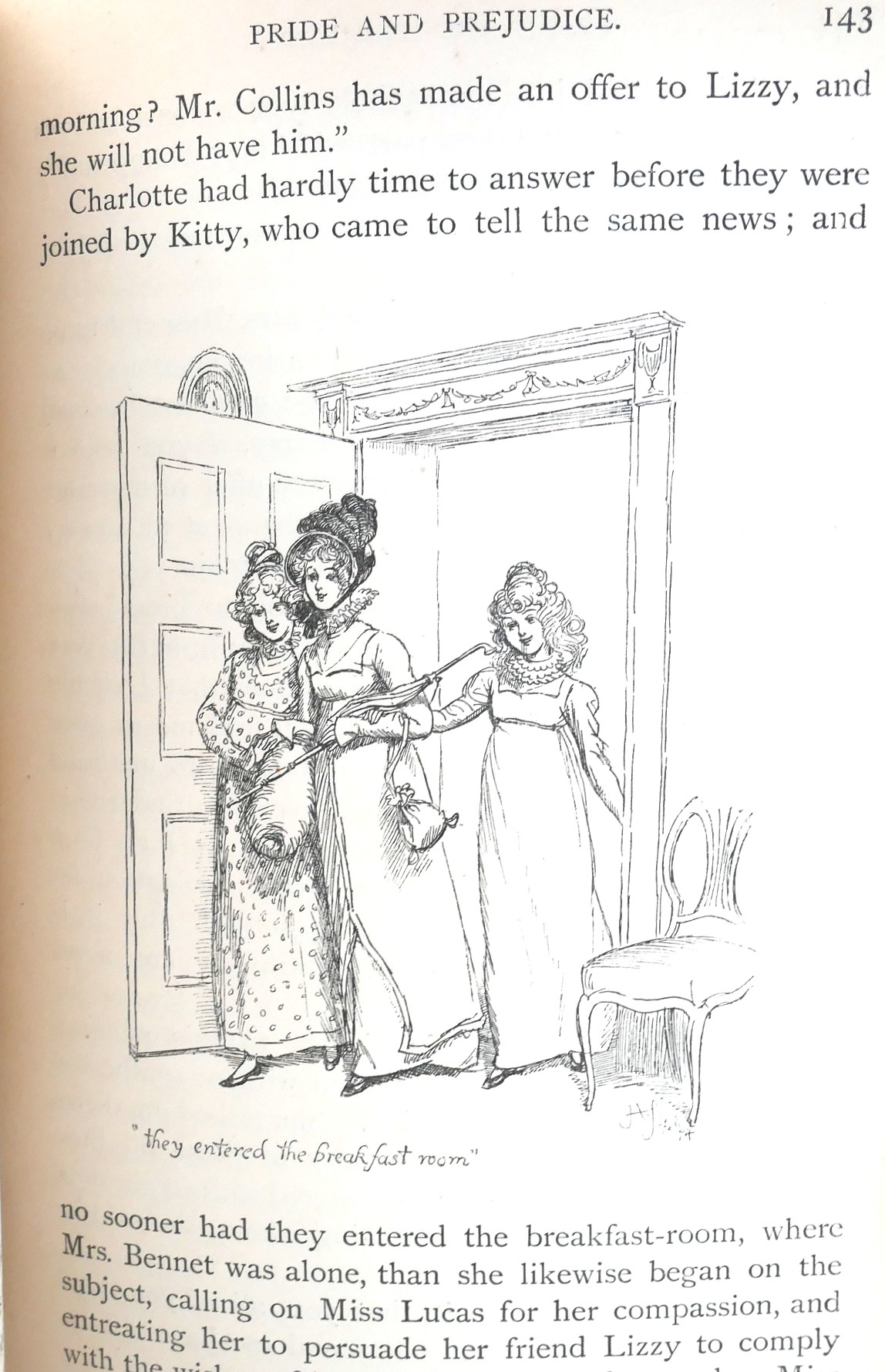 Pride and Prejudice. Illustrated by Hugh Thomson (1895) - Image 12