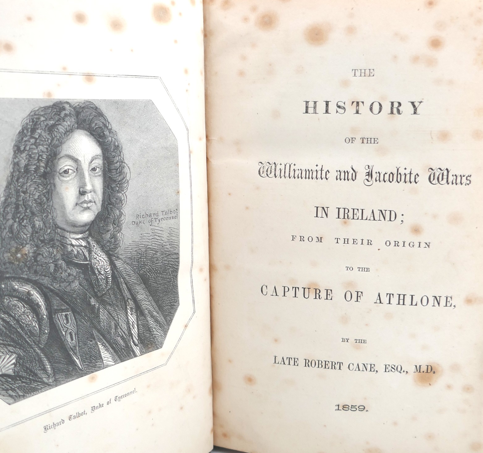 History of the Williamite and Jacobite Wars in Ireland (1859)