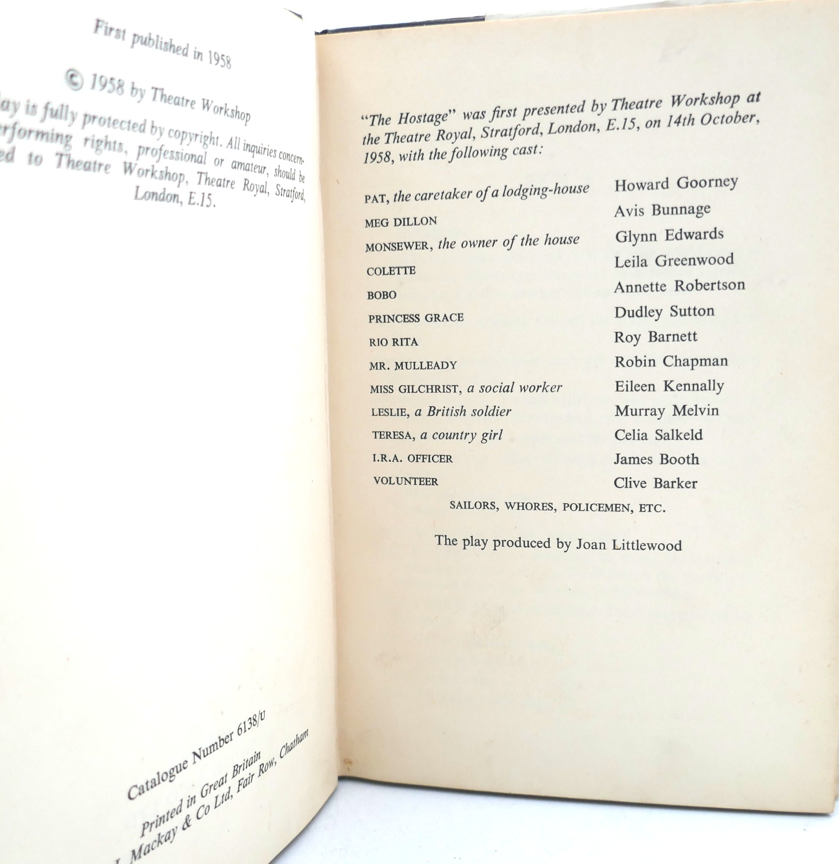 The Hostage. Presentation Copy (1958) - Image 6
