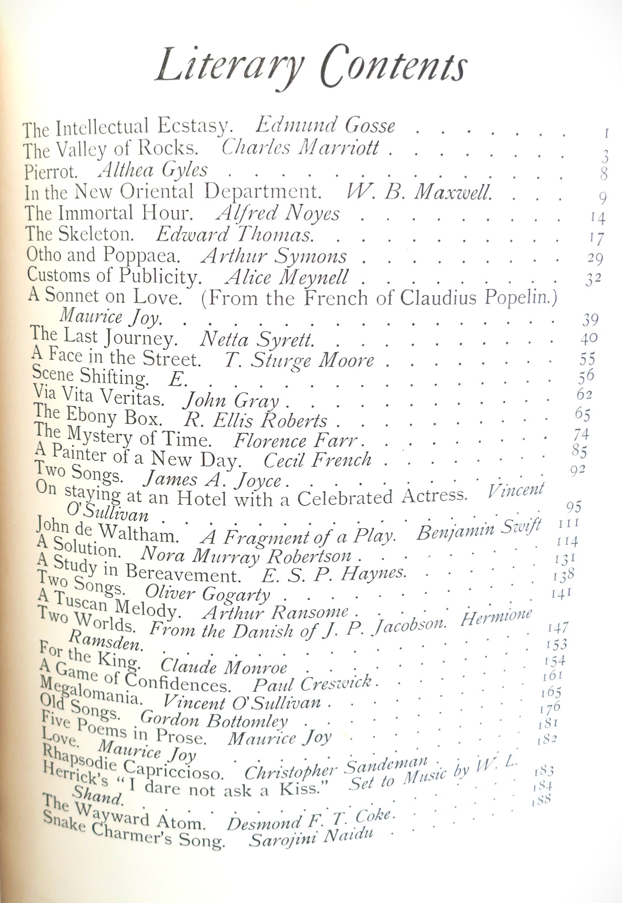 The Venture. An Annual of Art and Literature (1905) - Image 4
