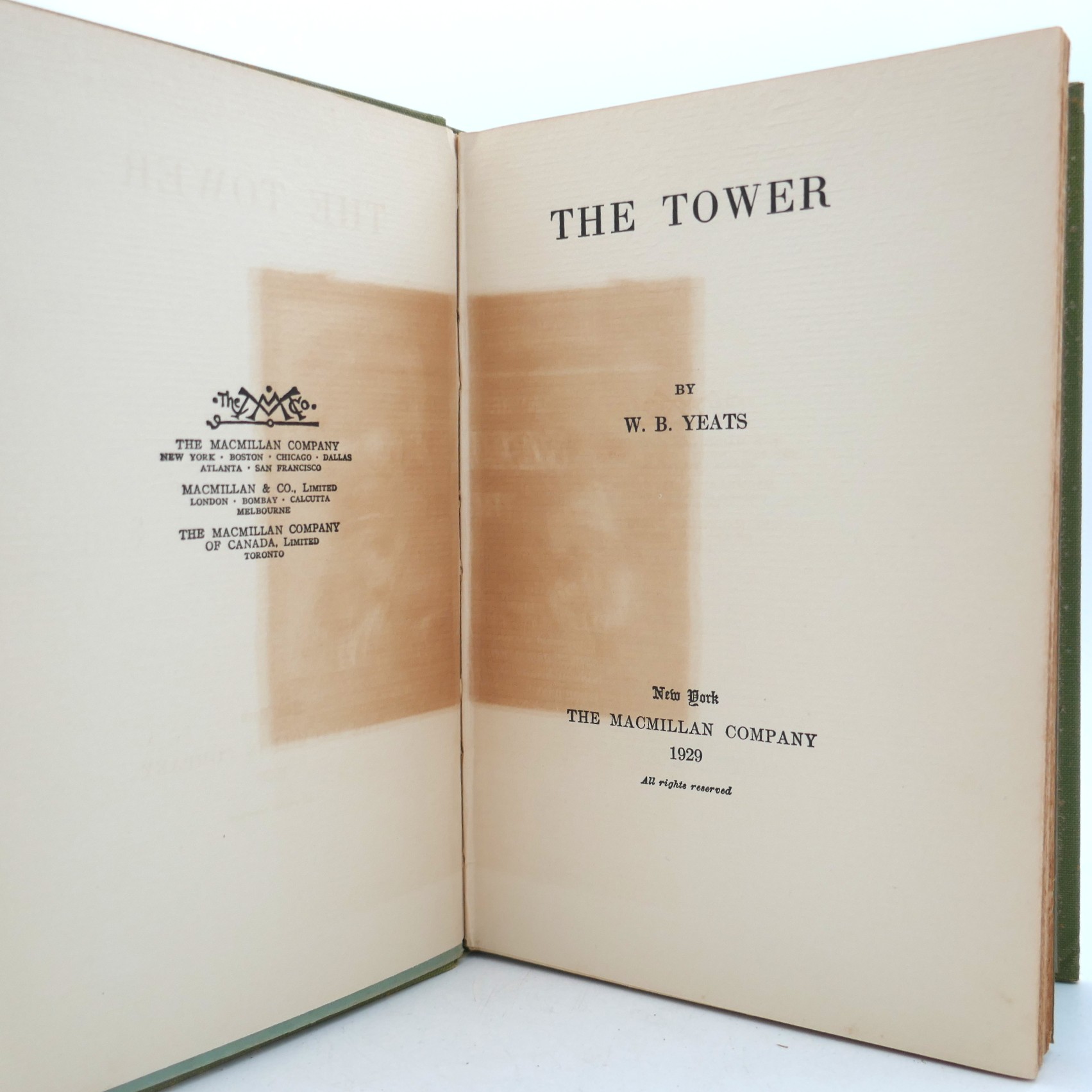The Tower. Second American Issue (1929) - Image 2